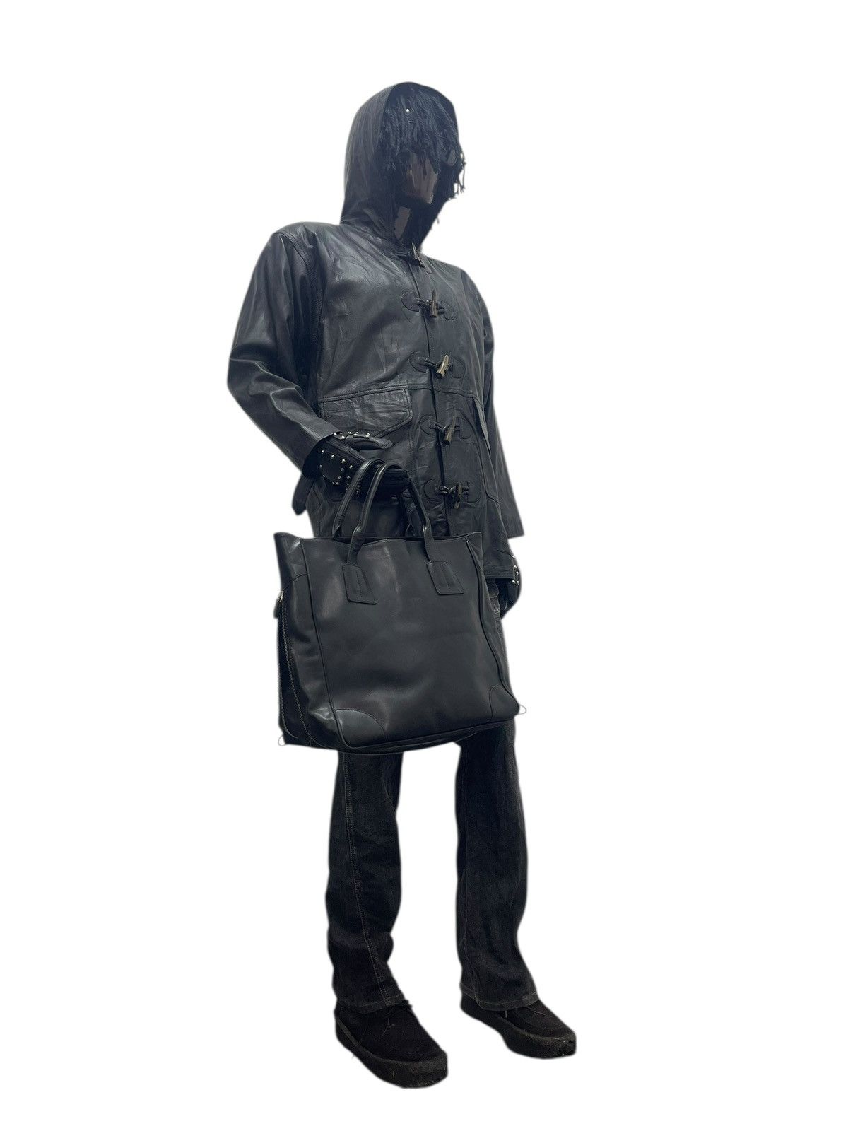 Bill Amberg Studio Full Leather Bill Amberg London Tote Bag 9🟩 Size ONE SIZE - 3 Thumbnail