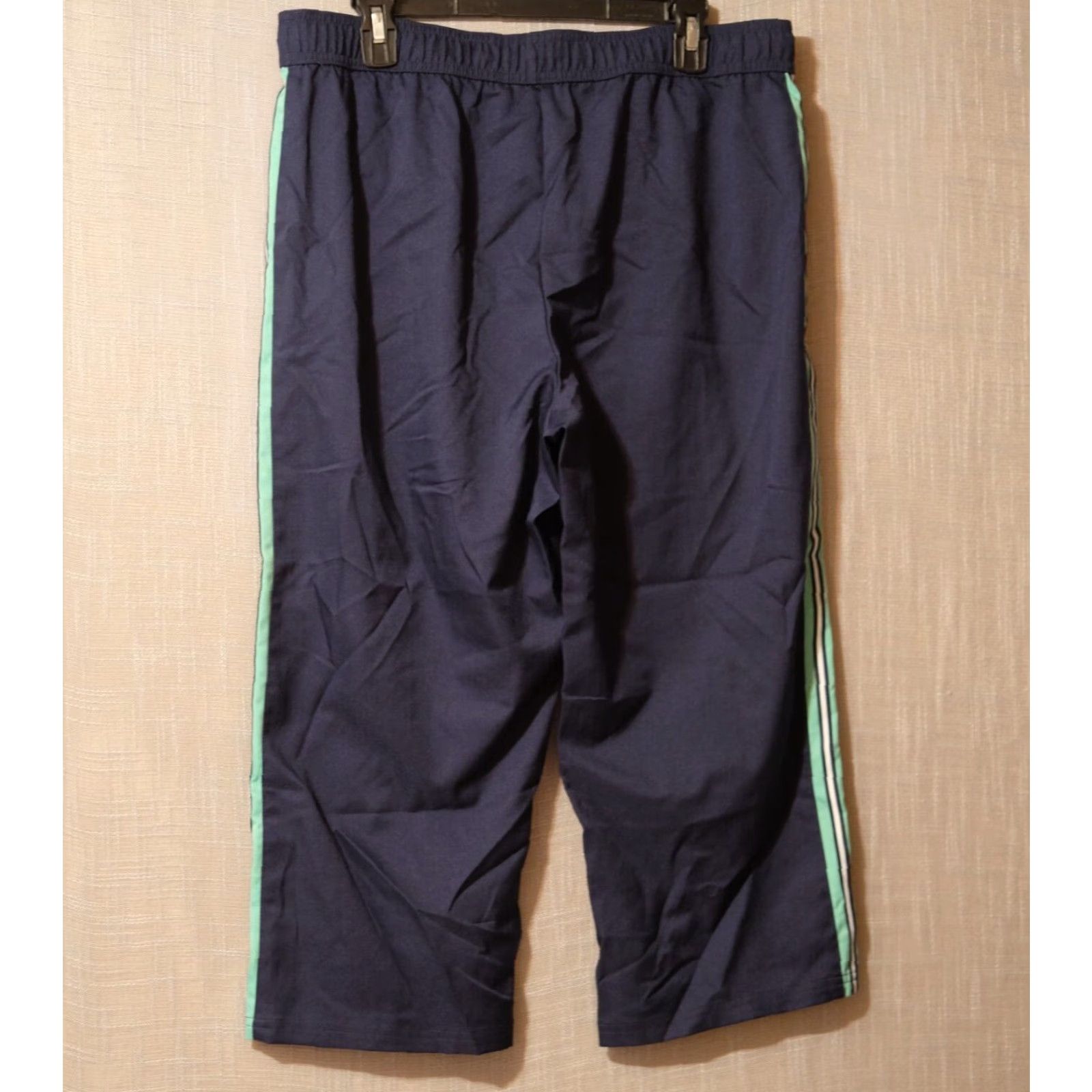 Vintage SJB Active Performance Navy Blue Athletic Capri Pants Women's L Size 36" / US 14 / IT 50 - 6 Thumbnail