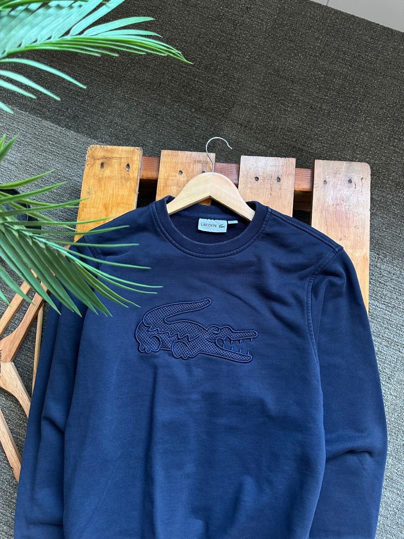 Designer × Lacoste LACOSTE BIG LOGO COLOUR ON COLOUR SWEATSHIRT Size US L / EU 52-54 / 3 - 2 Thumbnail