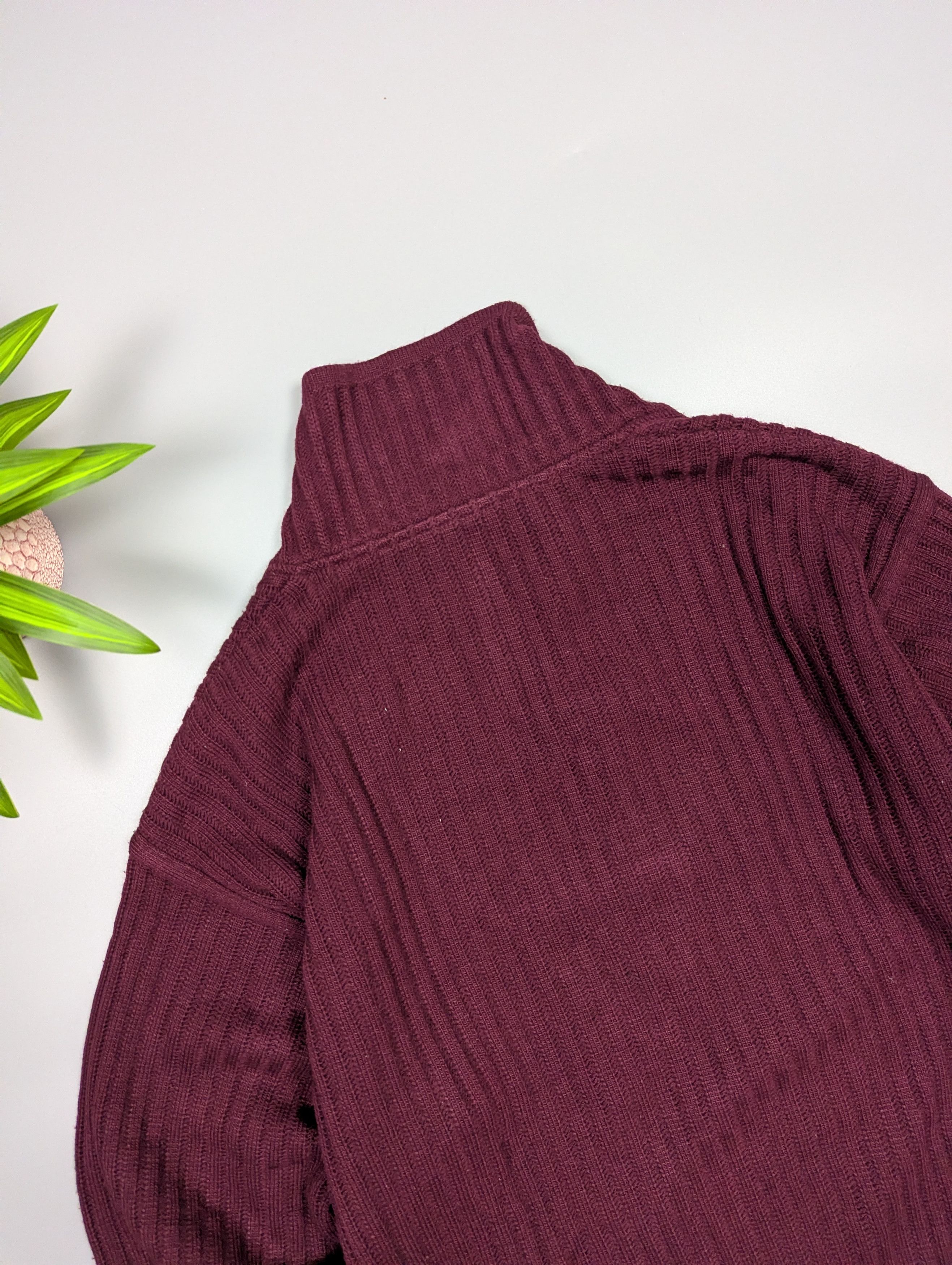 Carlo Colucci Rare 80s Carlo Colucci Germany Wool Sweater Deep Burgundy Size US L / EU 52-54 / 3 - 18 Thumbnail