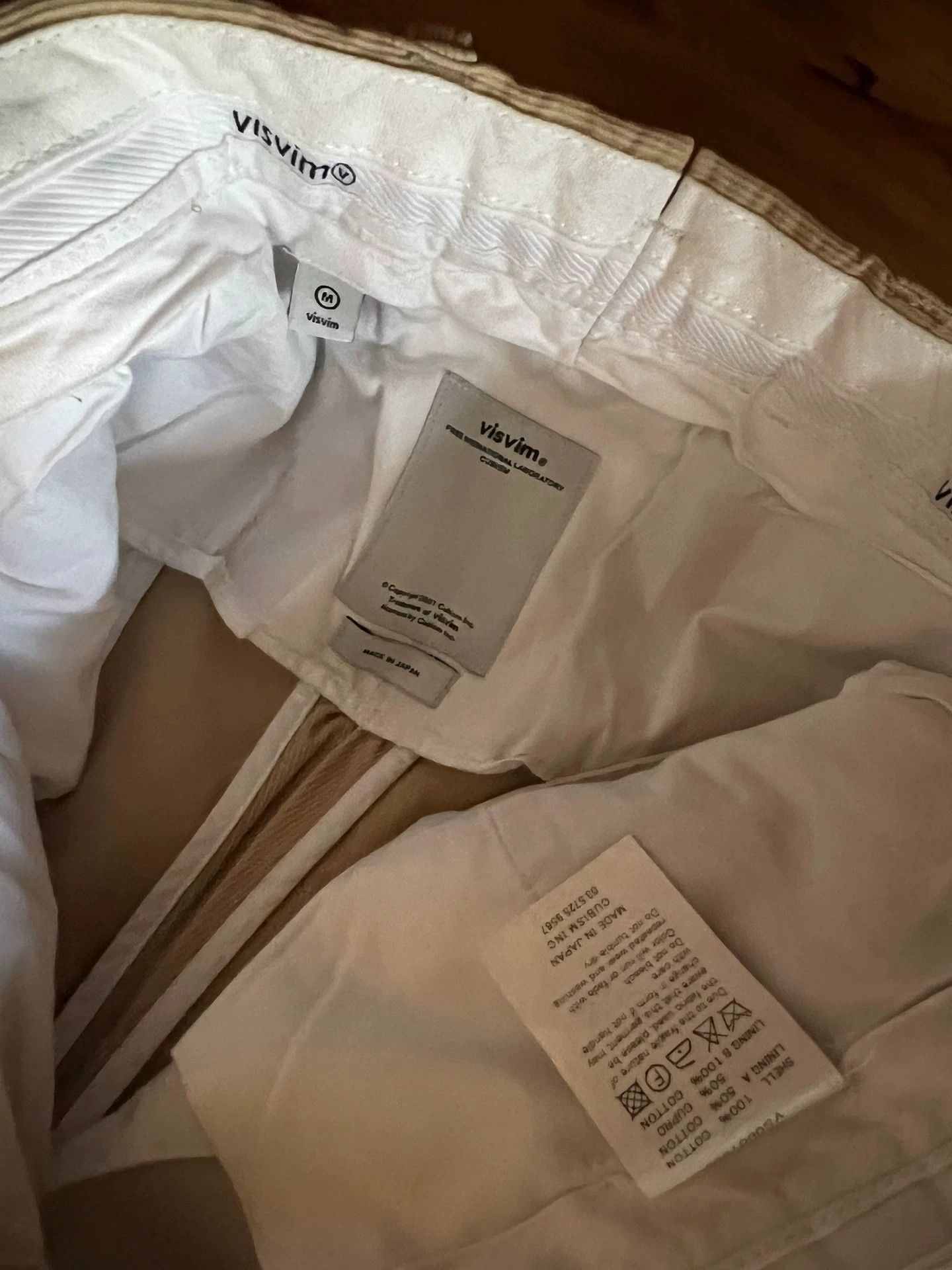 Visvim visvim vintage pinstripe khaki 9 straight pants M Size US 32 / EU 48 - 9 Thumbnail