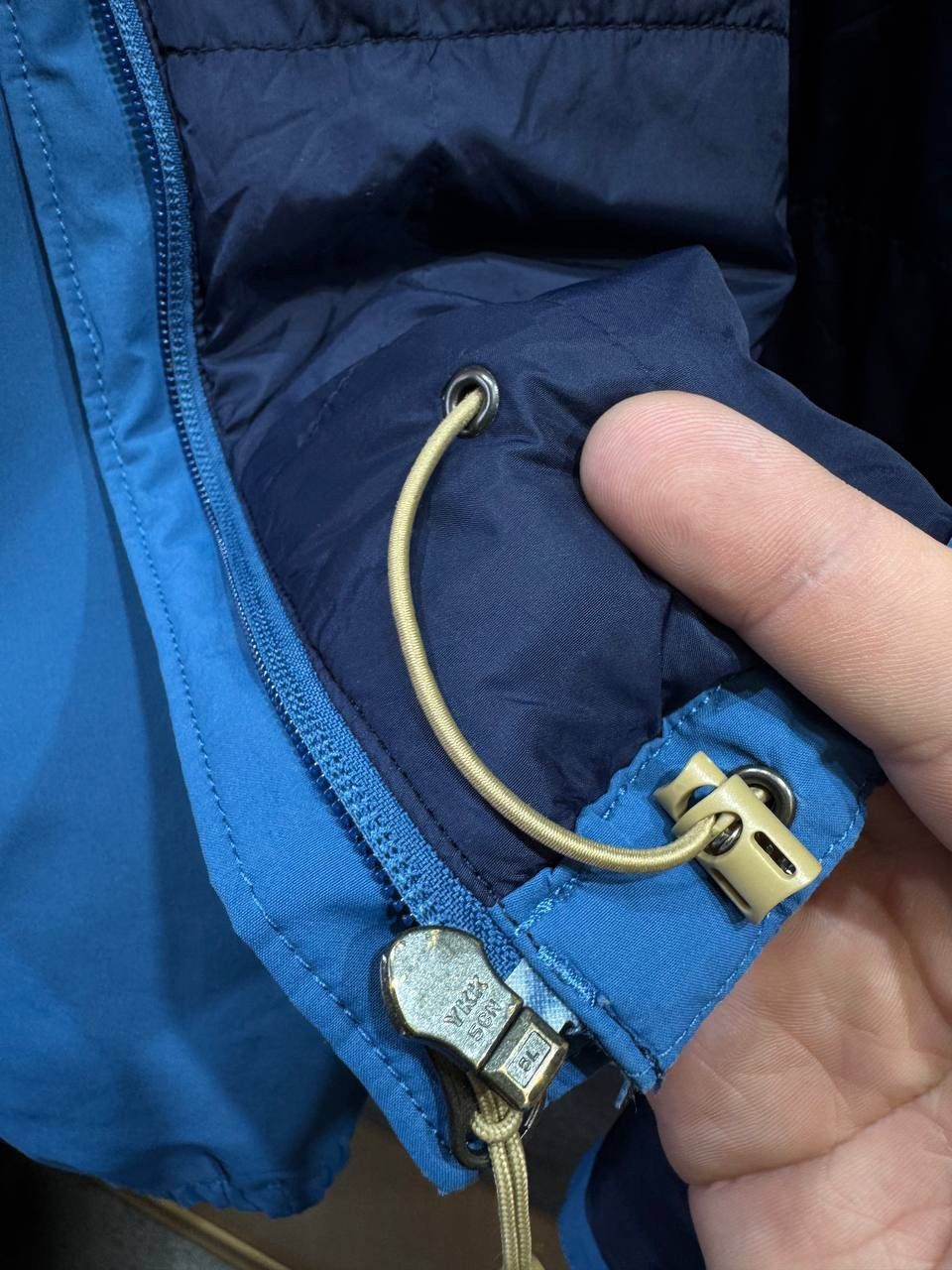 The North Face Mens Blue The North Face Hyvent Hooded Jacket Size US L / EU 52-54 / 3 - 18 Thumbnail