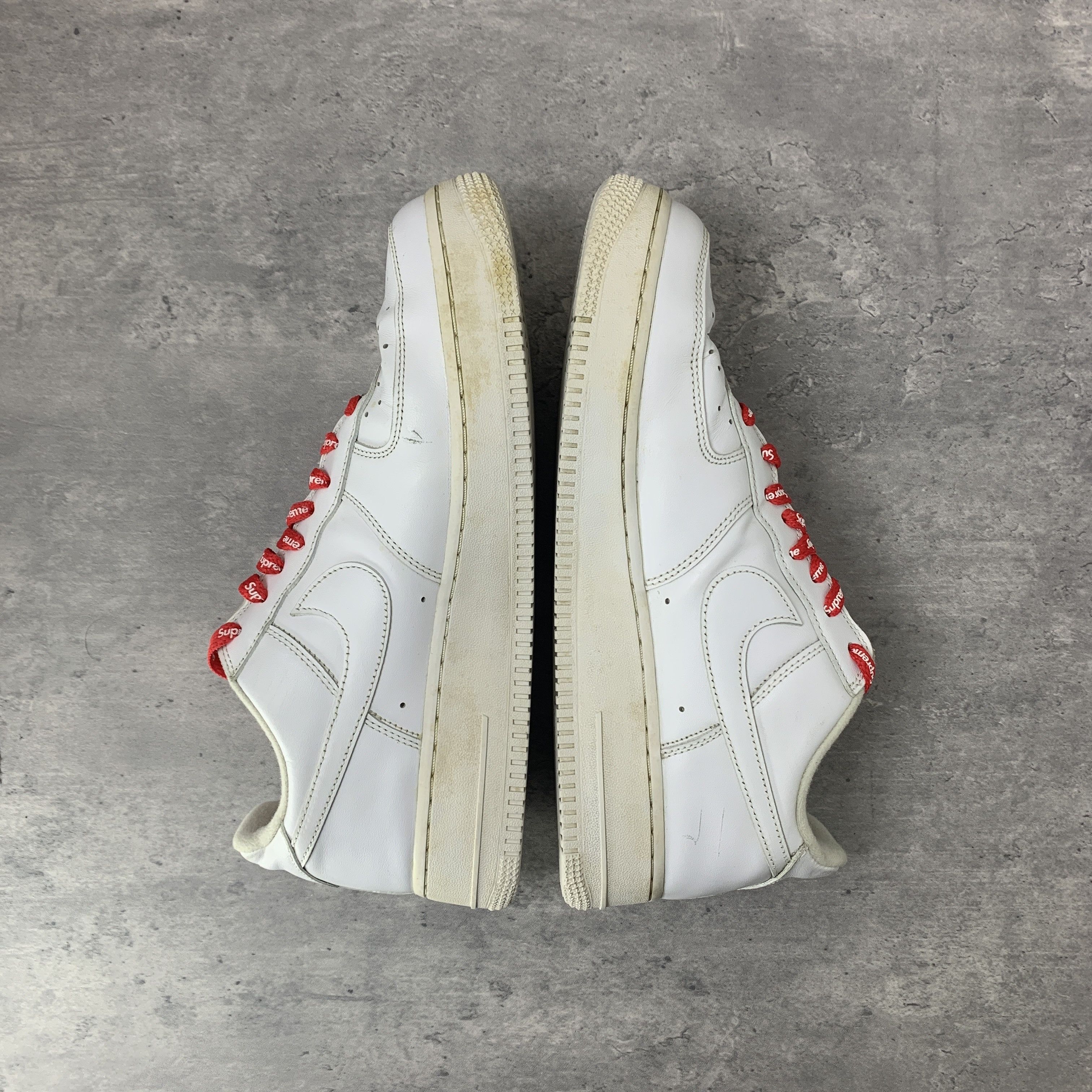 Nike × Supreme Nike x Supreme Air Force 1 Low White CU9225-100 Size US 9 / EU 42 - 2 Thumbnail