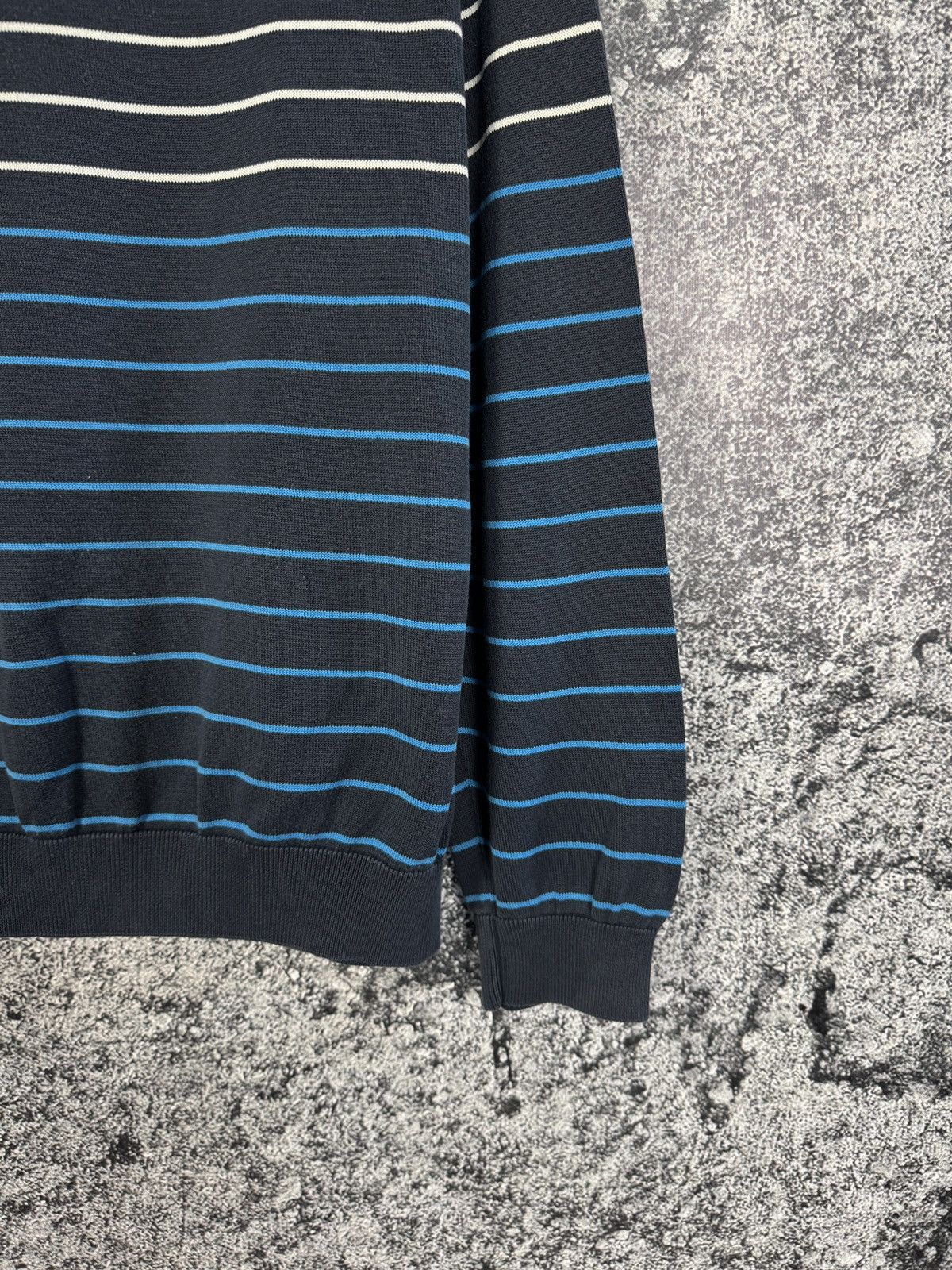 Lacoste Lacoste Vintage Crewneck Sweater Striped Pullover Size 6 Size US XL / EU 56 / 4 - 14 Thumbnail