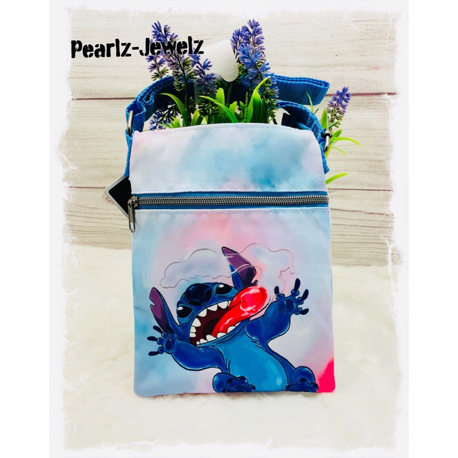 Disney Loungefly Disney Lilo & Stitch Licking Passport Crossbody Ba Size ONE SIZE - 1 Thumbnail