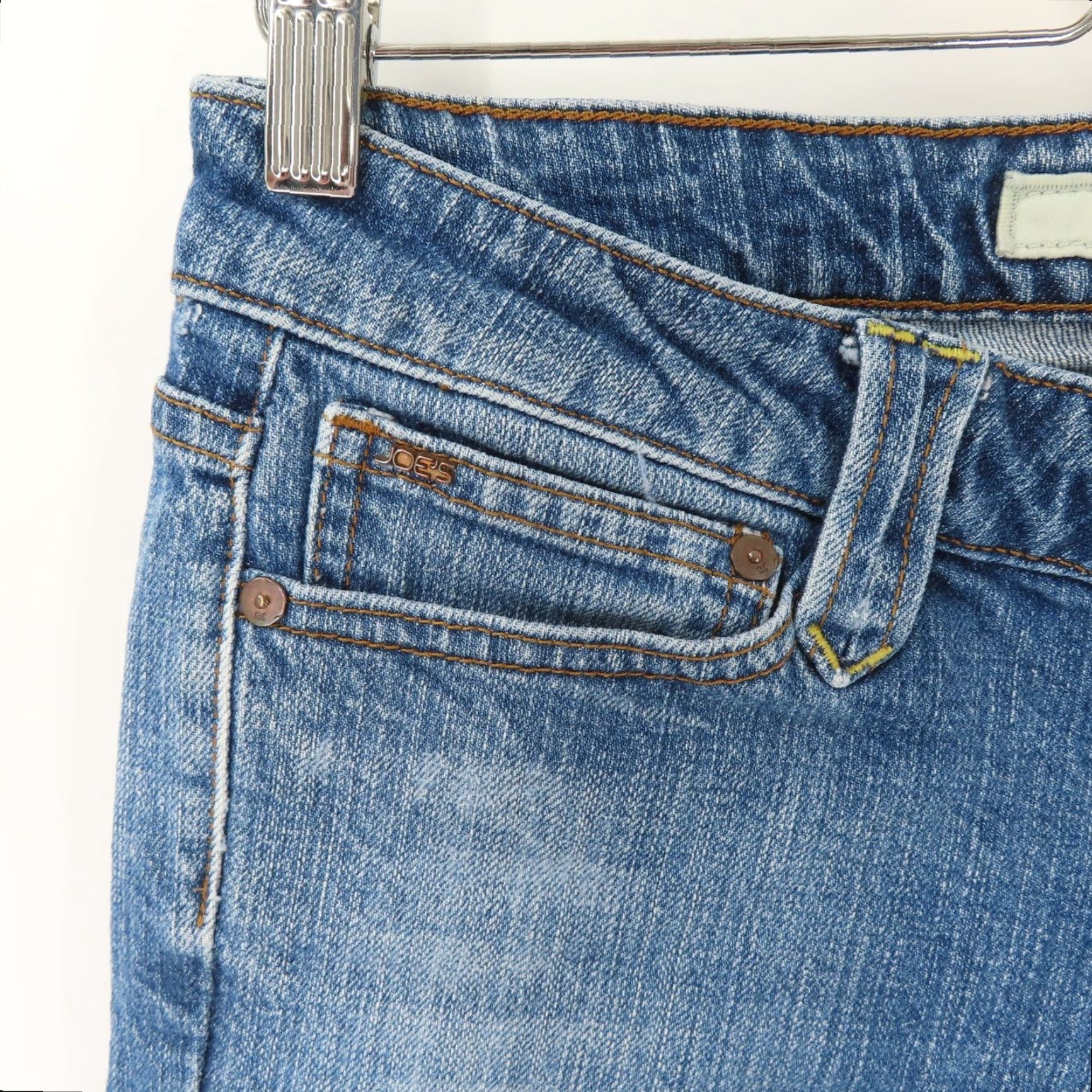 Vintage Joes Jeans Womens Jeans 30 Light Blue Denim 5-Pocket Bootcut Straight Leg Hem Blue Jeans Womens 30 Size 30" / US 8 / IT 44 - 3 Thumbnail