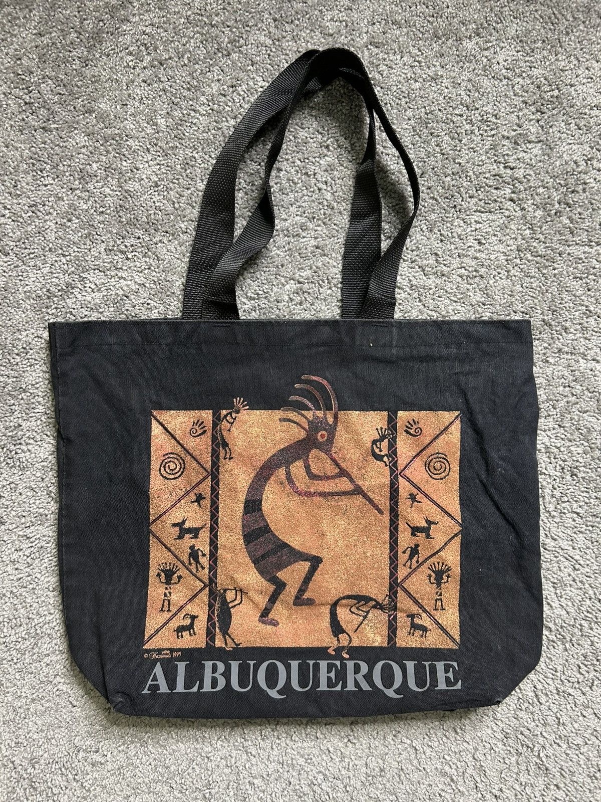 Vintage Vintage 90s Albuquerque Tote Bag Made in USA Dated 1995 Size ONE SIZE - 1 Thumbnail