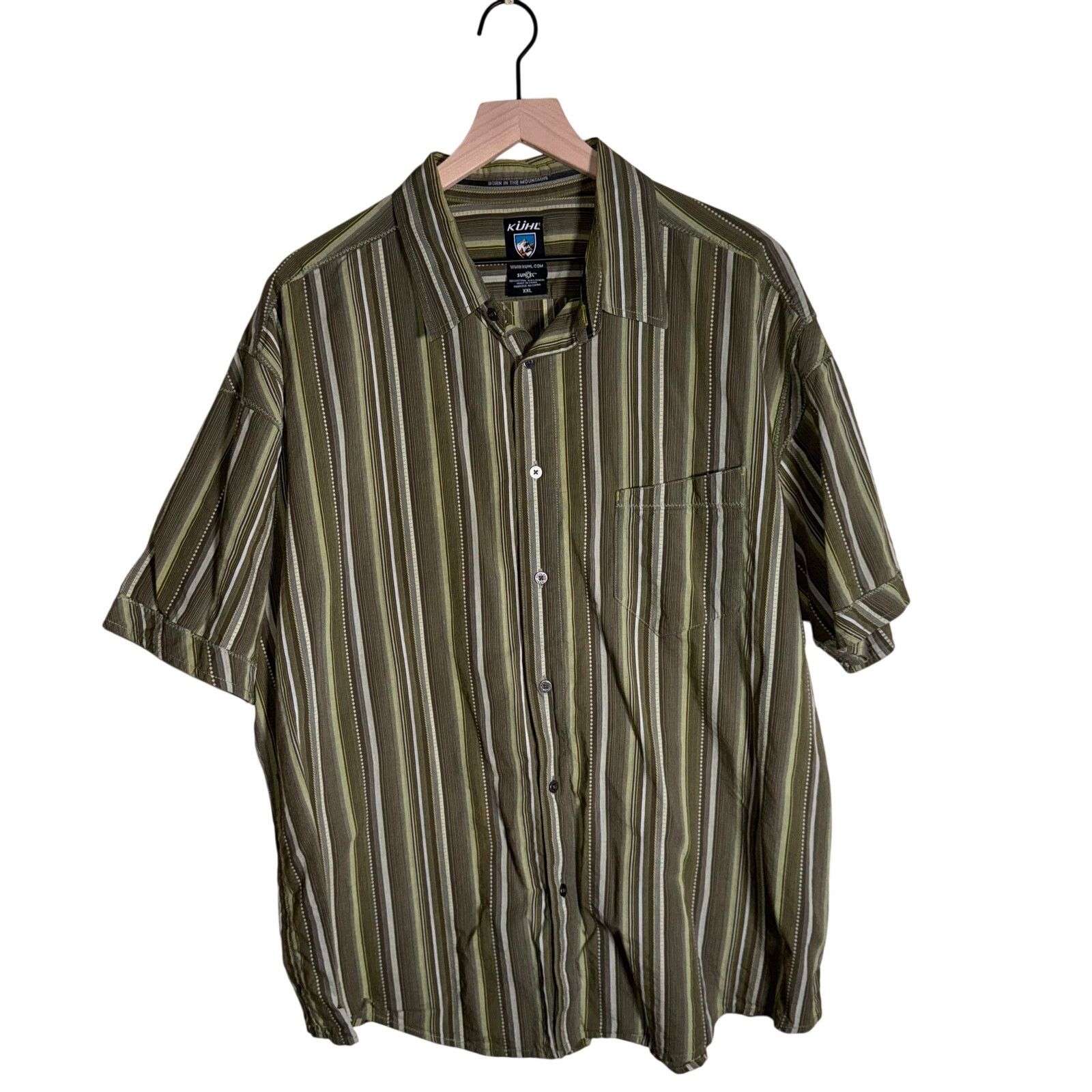 Kuhl KUHL Suncel light striped gorpcore button down shirt XXL Size US XXL / EU 58 / 5 - 1 Thumbnail