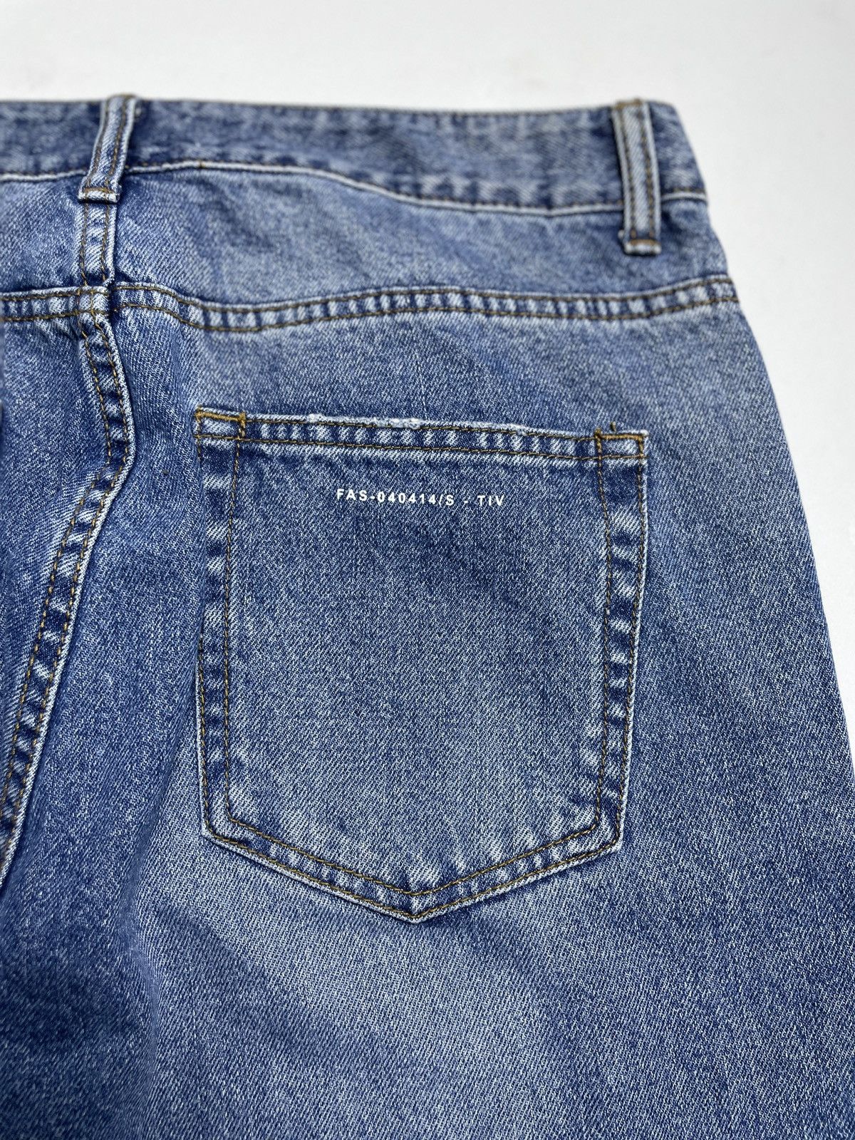 FDMTL SS19 Fatalism X Mannish De boy - Denim Pants Size US 31 - 10 Thumbnail