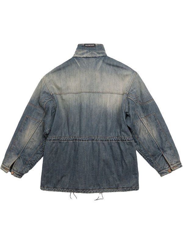 Balenciaga o1w1db10825 Parka in Blue Size US S / EU 44-46 / 1 - 2 Thumbnail