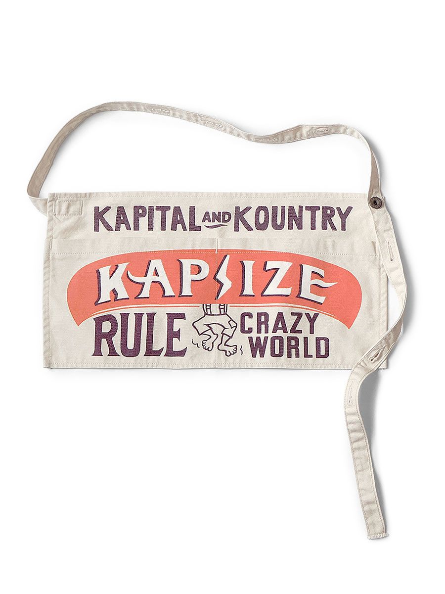 Kapital Kapital Canvas Short Apron KAPSIZE RULEp Size ONE SIZE - 1 Preview