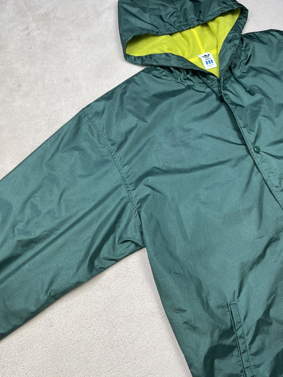 Adidas Vintage 90s ADIDAS BIG LOGO Coach Jacket Size US L / EU 52-54 / 3 - 6 Thumbnail