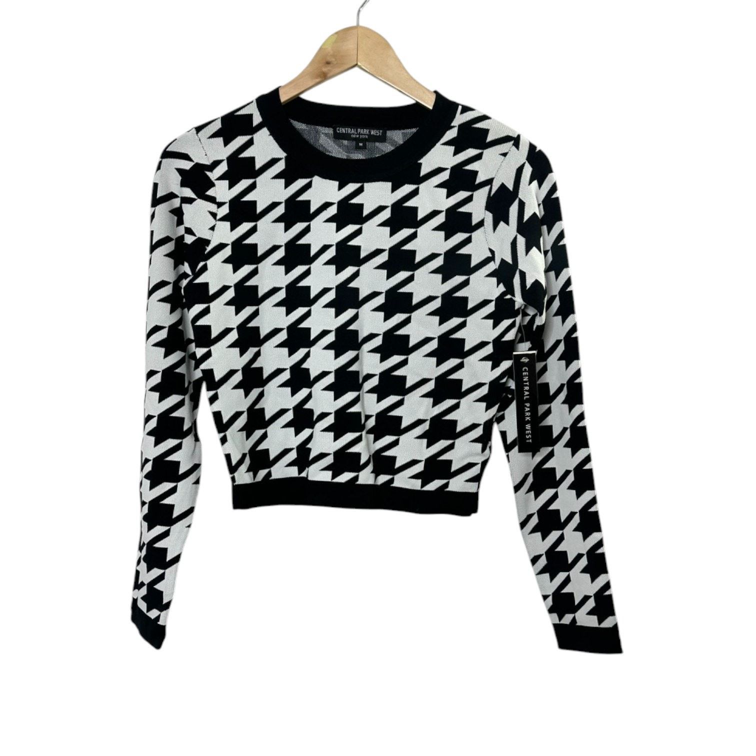 Central Park West Central Park West Everly Houndstooth Long Sleeve Top Medium Size M / US 6-8 / IT 42-44 - 2 Thumbnail