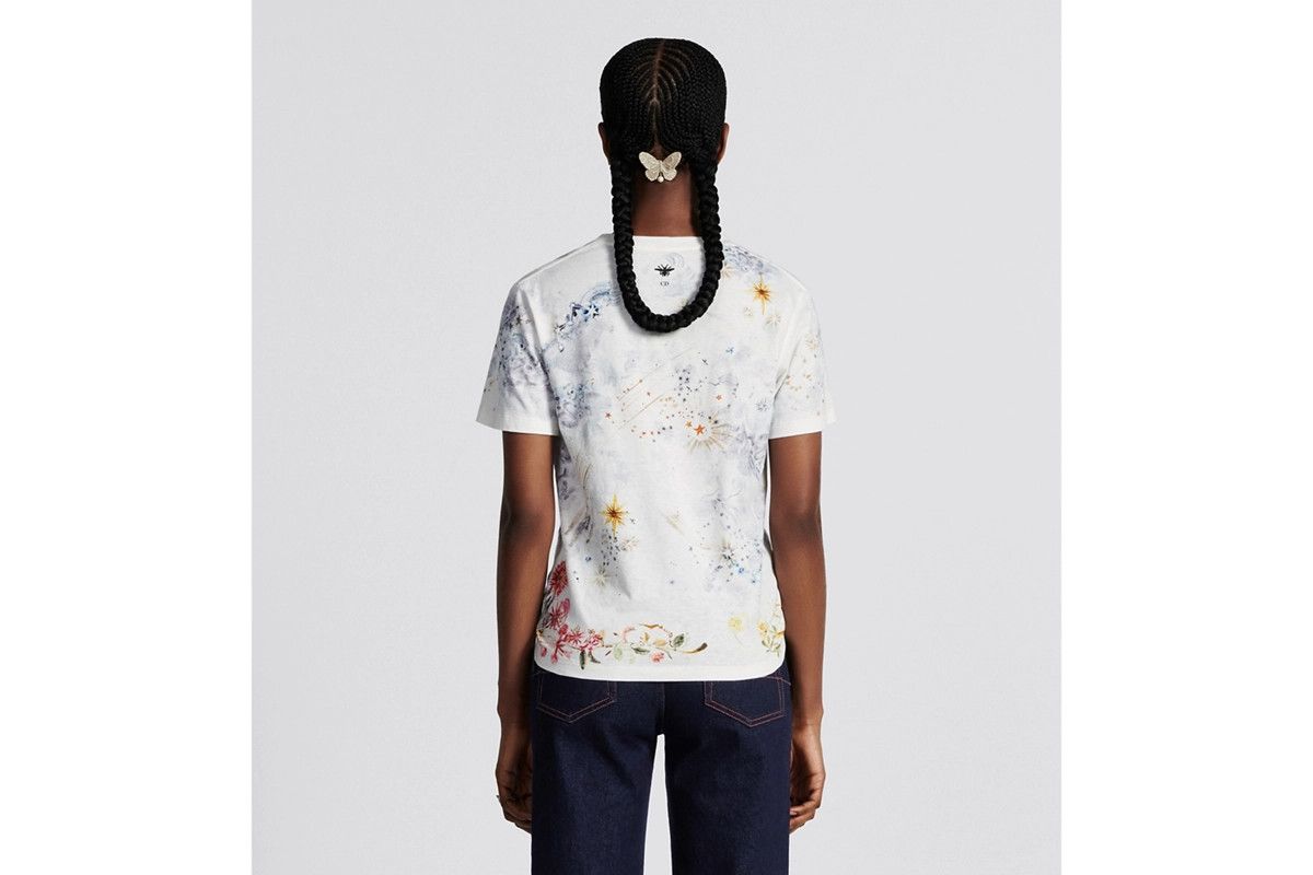 Dior o1bcso1str0225 T-Shirt in White Size M / US 6-8 / IT 42-44 - 7 Thumbnail