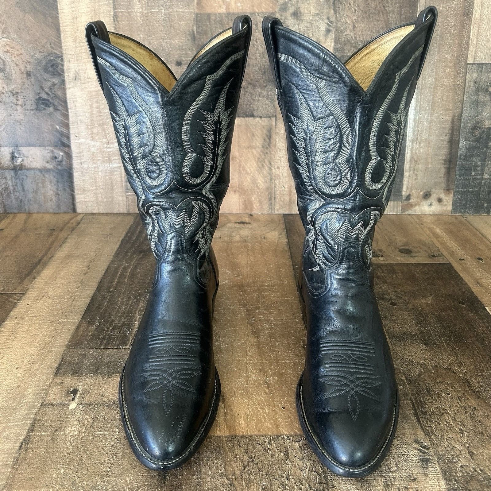 Tony Lama black and grey boots size 9.5 EE Tony lama boots men main image 2