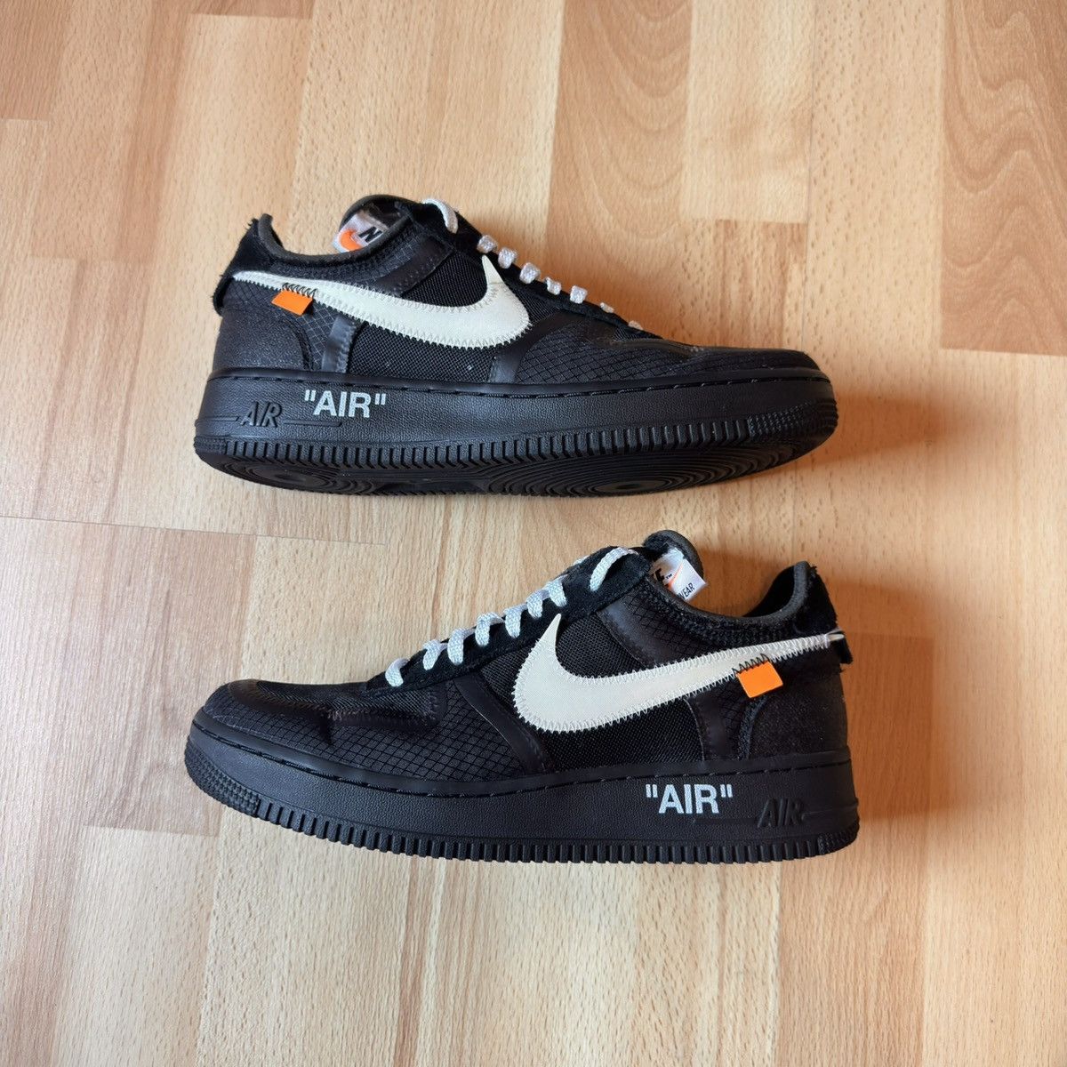 Nike × Off-White Nike x Off White AF1 black Size US 7.5 / EU 40-41 - 3 Thumbnail
