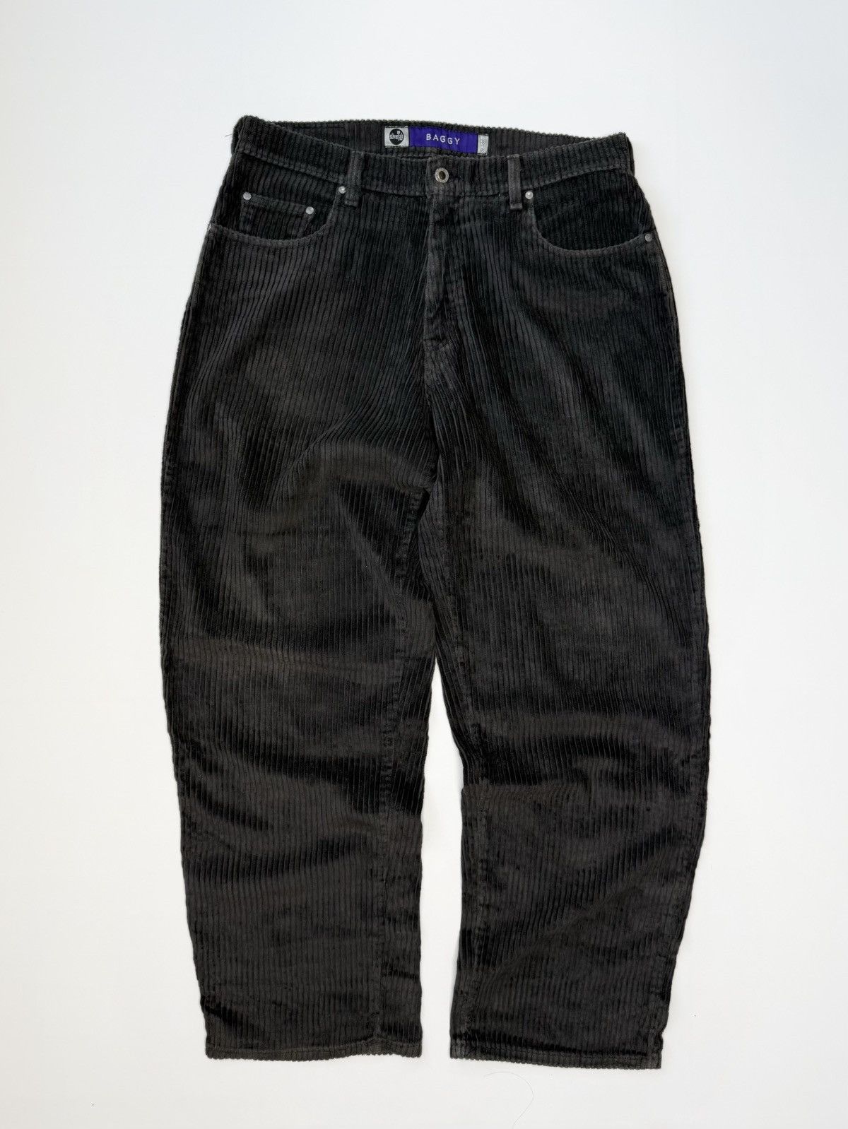 Levi's Vintage 90’s Levis Silvertab Baggy Purple tag Black Corduroy Size US 34 / EU 50 - 1 Thumbnail