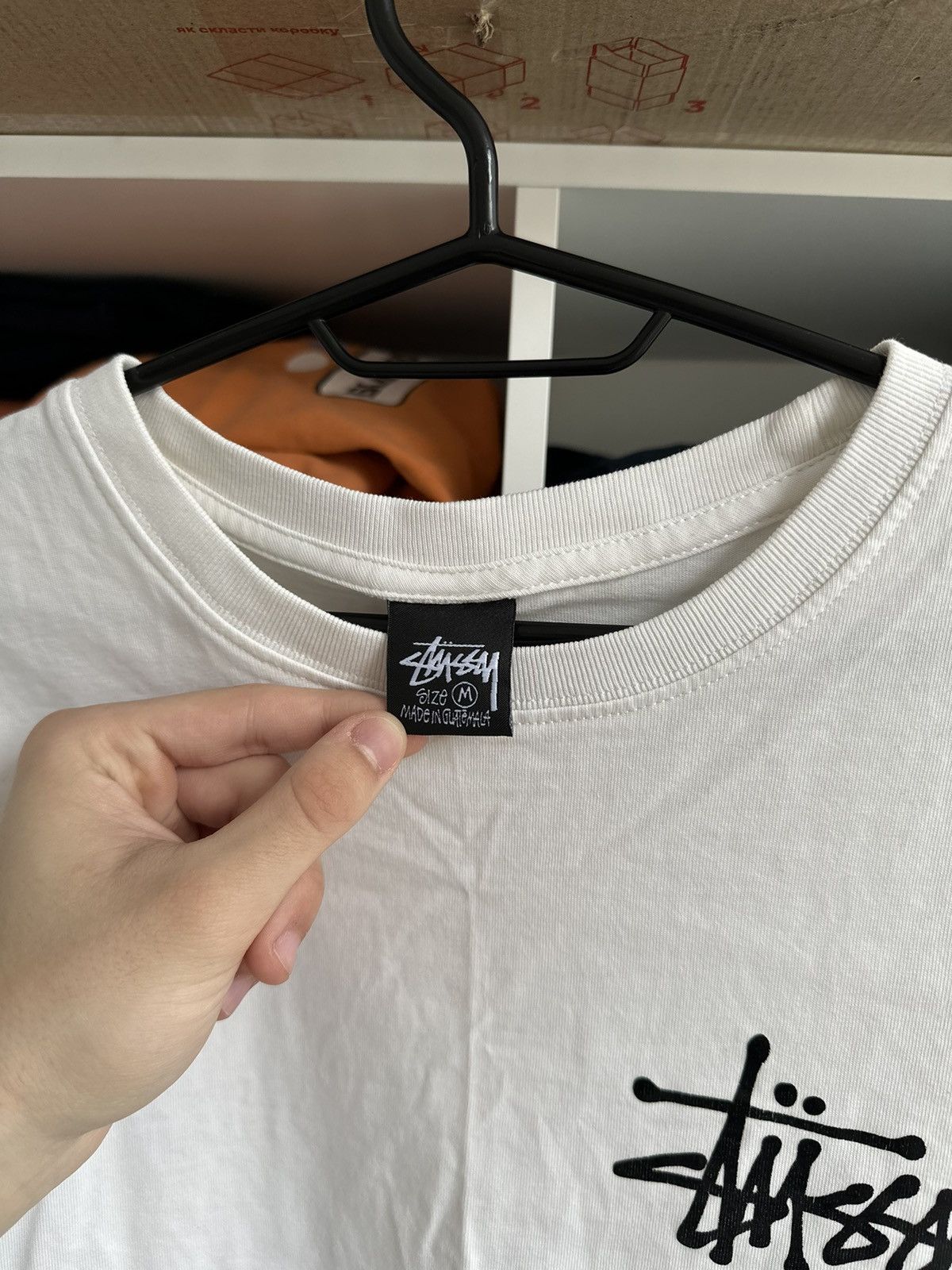 Stussy 🔥VINTAGE STUSSY BIG PAINTED LOGO T-SHIRT🔥 Size US S / EU 44-46 / 1 - 7 Thumbnail
