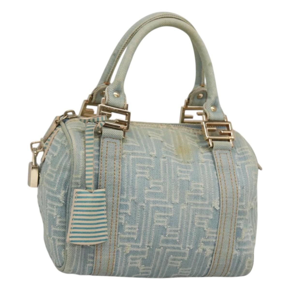 Fendi Fendi Boston Bag Denim Size ONE SIZE - 1 Thumbnail