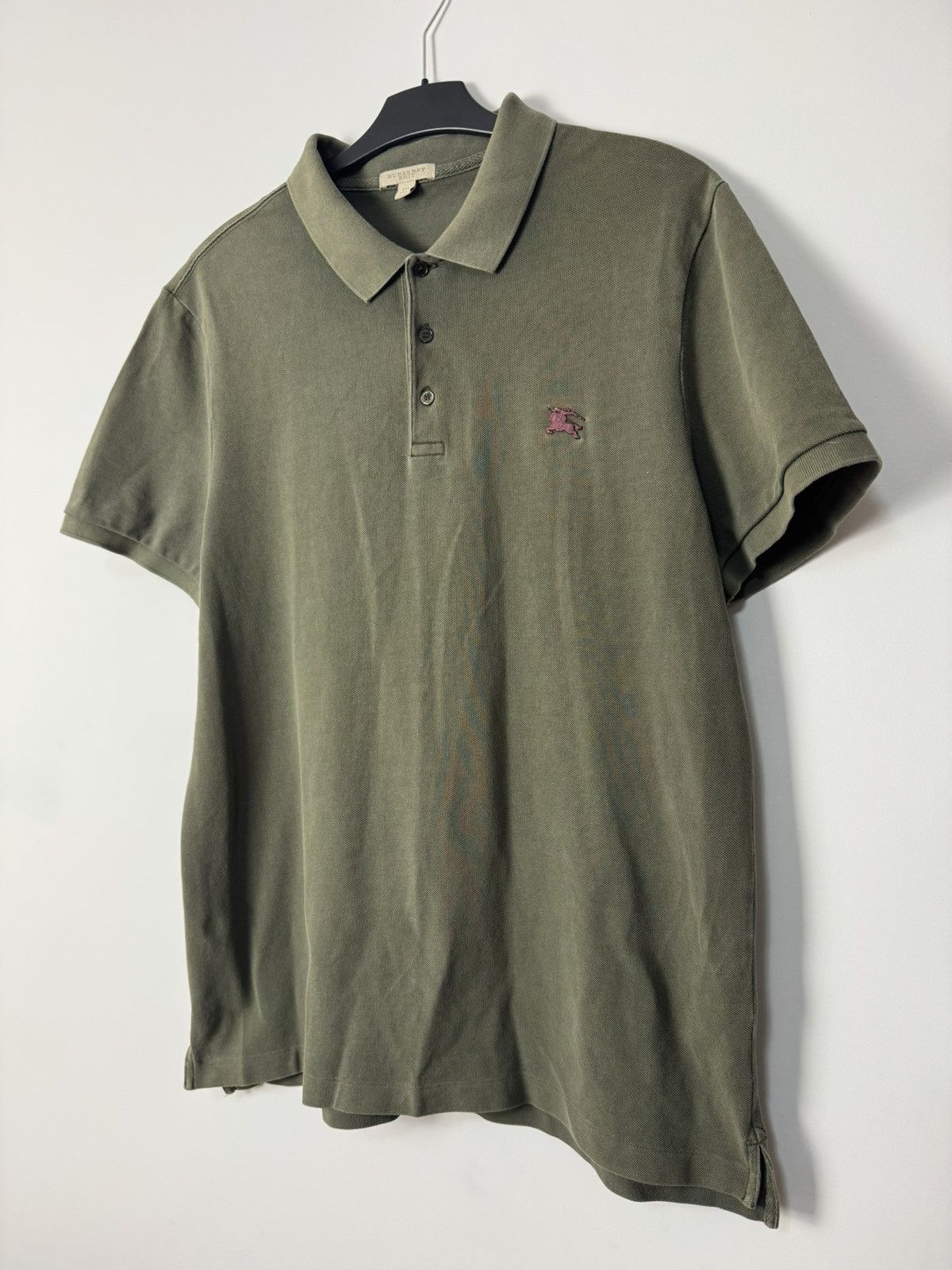 Burberry Burberry Polo big logo luxury designer olive Size US XXL / EU 58 / 5 - 4 Thumbnail