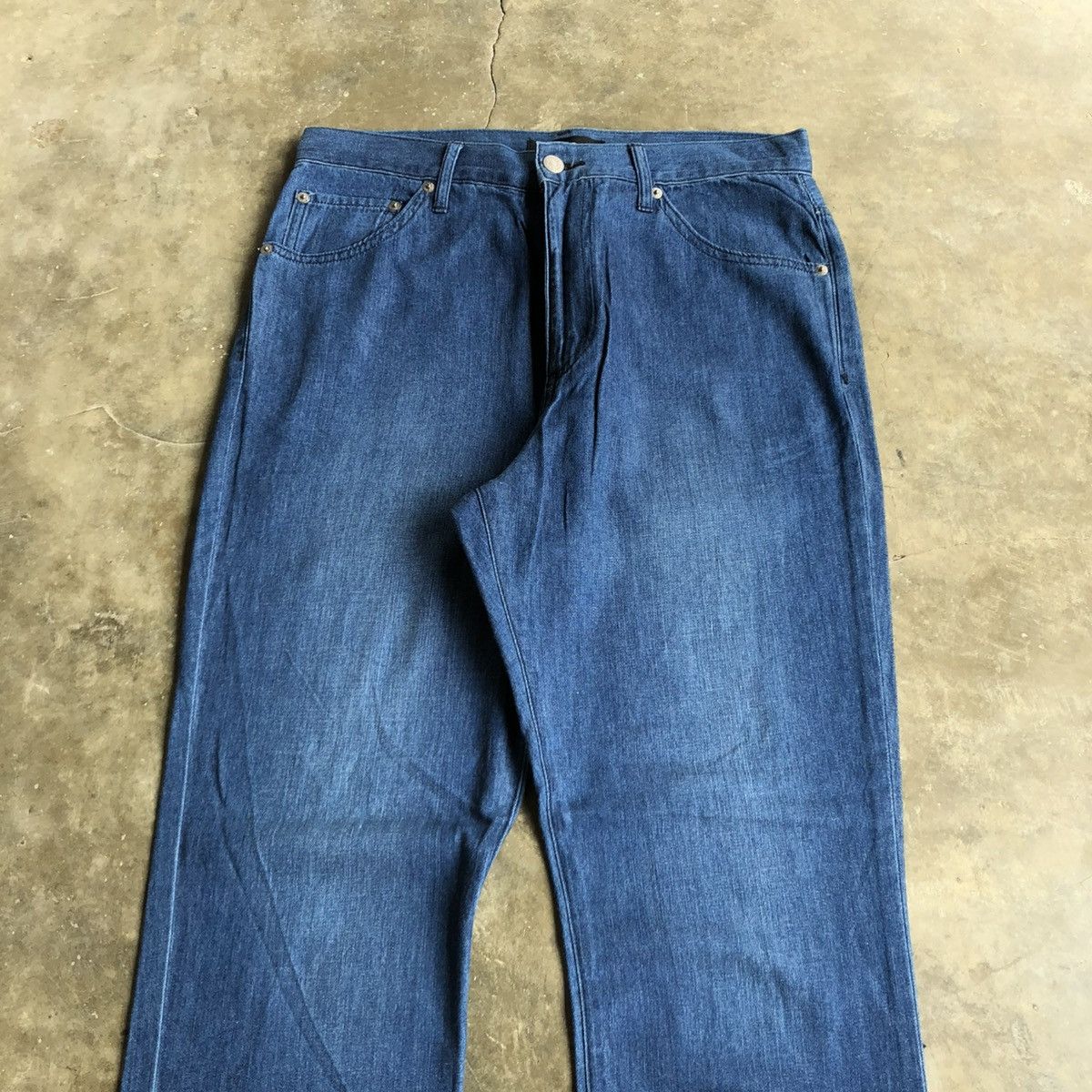 CABANE de ZUCCa Zucca by Issey Miyake Soft Denim Jeans Indigo Dye Pants Size US 31 - 8 Thumbnail