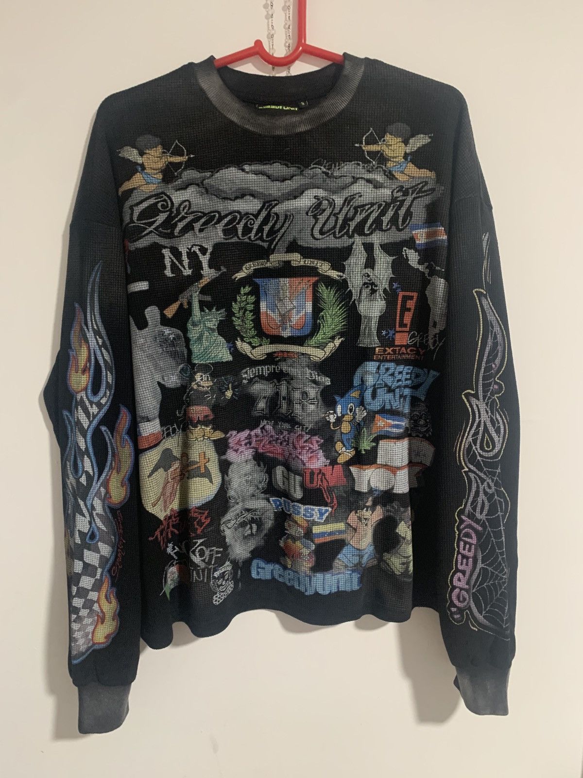 Greedy Unit Greedy unit Black allover print thermal Size US S / EU 44-46 / 1 - 1 Thumbnail