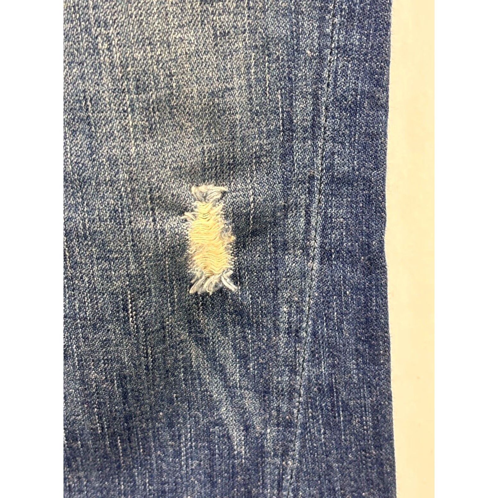 True Religion True Religion Women's Distressed Low Rise Bootcut Jeans Blue Sz 29 Size 29" - 5 Thumbnail