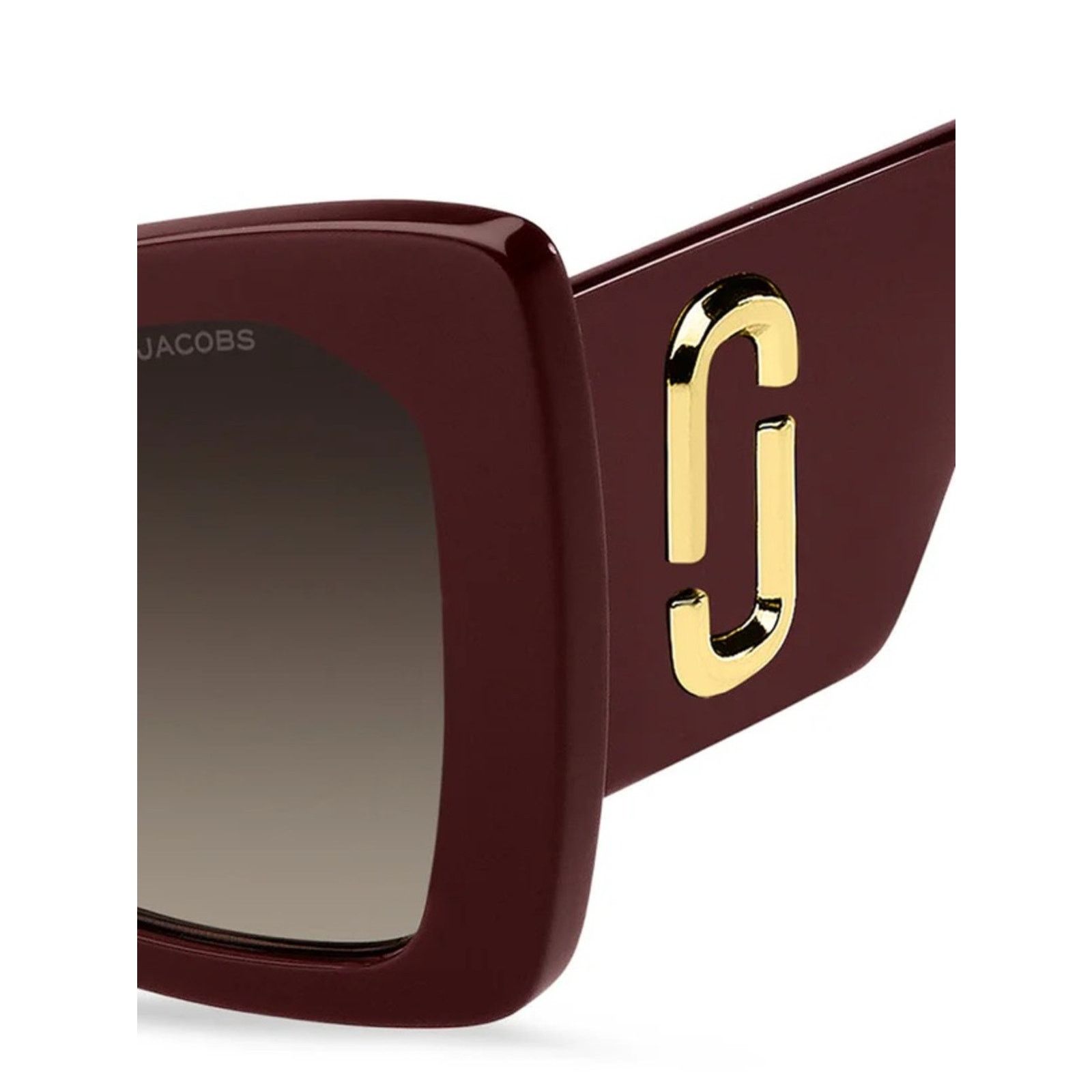 Marc Jacobs New Marc Jacobs MARC761/S 0LHFHA Women Burgundy Square Size ONE SIZE - 2 Thumbnail