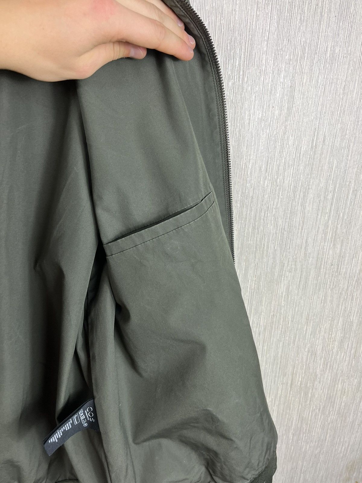 Cos × Designer COS light jacket bomber khaki y2k basic casual classic zip Size US L / EU 52-54 / 3 - 15 Thumbnail