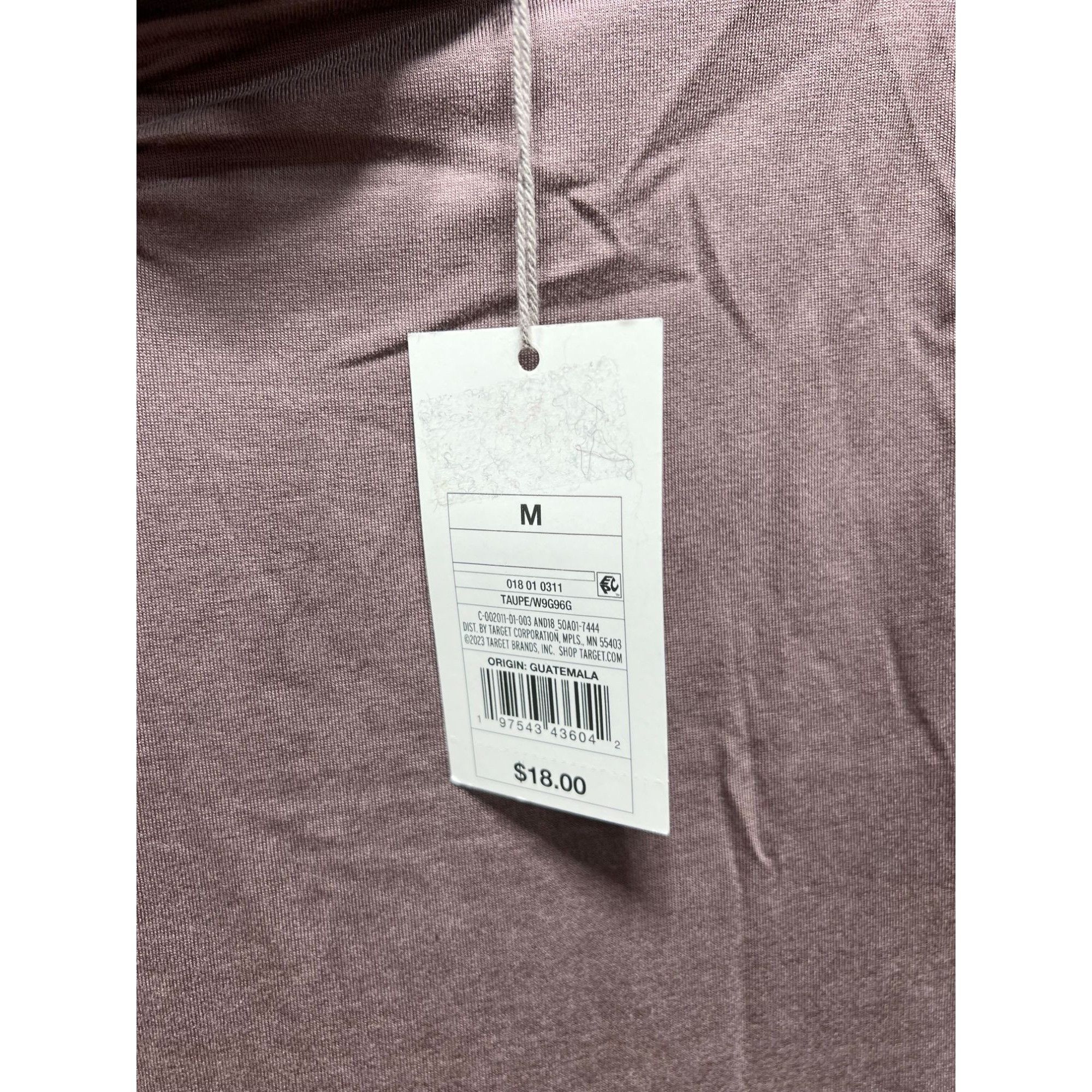Other A New Day - Women's Long Sleeve Mock Turtleneck T-Shirt - Br Size M / US 6-8 / IT 42-44 - 7 Thumbnail