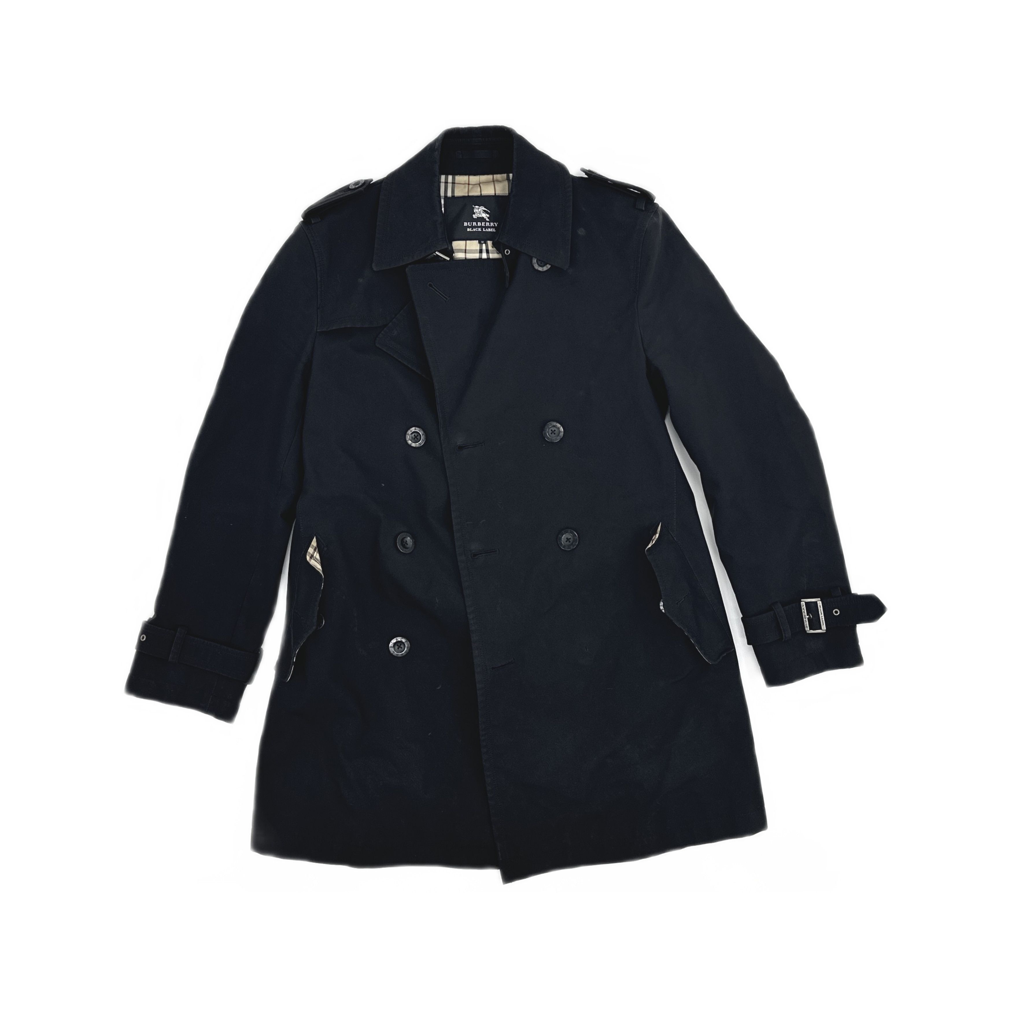 Burberry Burberry Black Label Double Breasted Trench Coat Size M Size US M / EU 48-50 / 2 - 1 Thumbnail