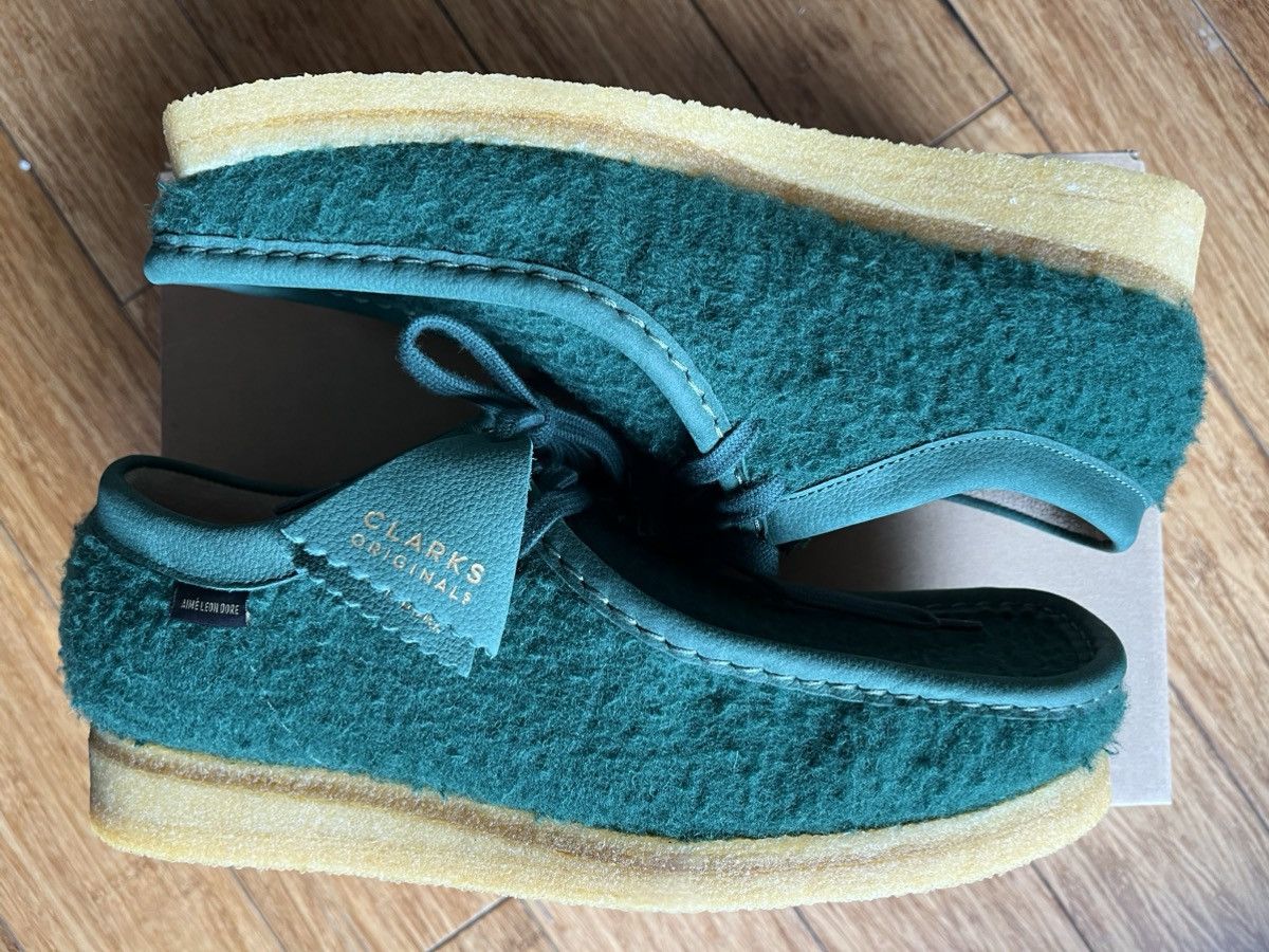 Aime Leon Dore × Clarks Us 9 ALD X Clarks Wallabee low green casentino wool Size US 9 / EU 42 - 5 Thumbnail