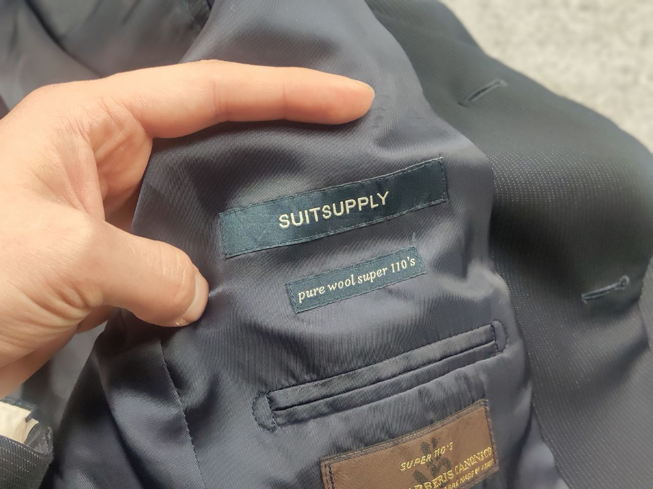 Suitsupply Suitsupply pure wool super 110's Classic Suit Blazer Pants Size 38S - 18 Thumbnail
