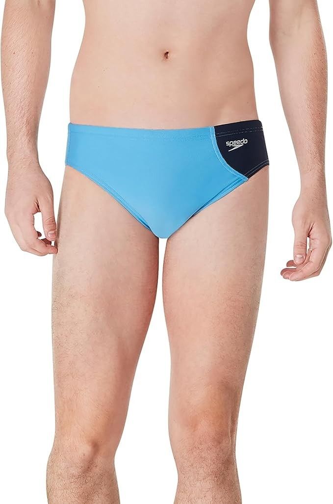 Speedo Speedo Eco Endurance Colorblock Swim Brief Azure Blue ( 28 ) Size US 28 / EU 44 - 2 Thumbnail