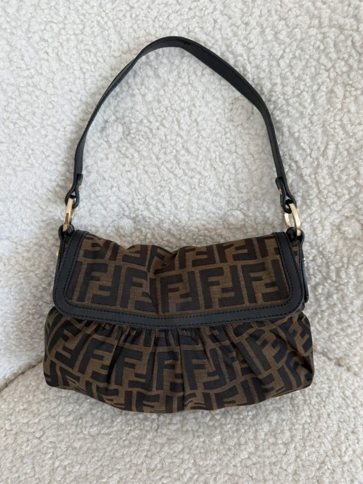 Fendi Fendi Zucca Chef Hobo – Small Size ONE SIZE - 1 Thumbnail