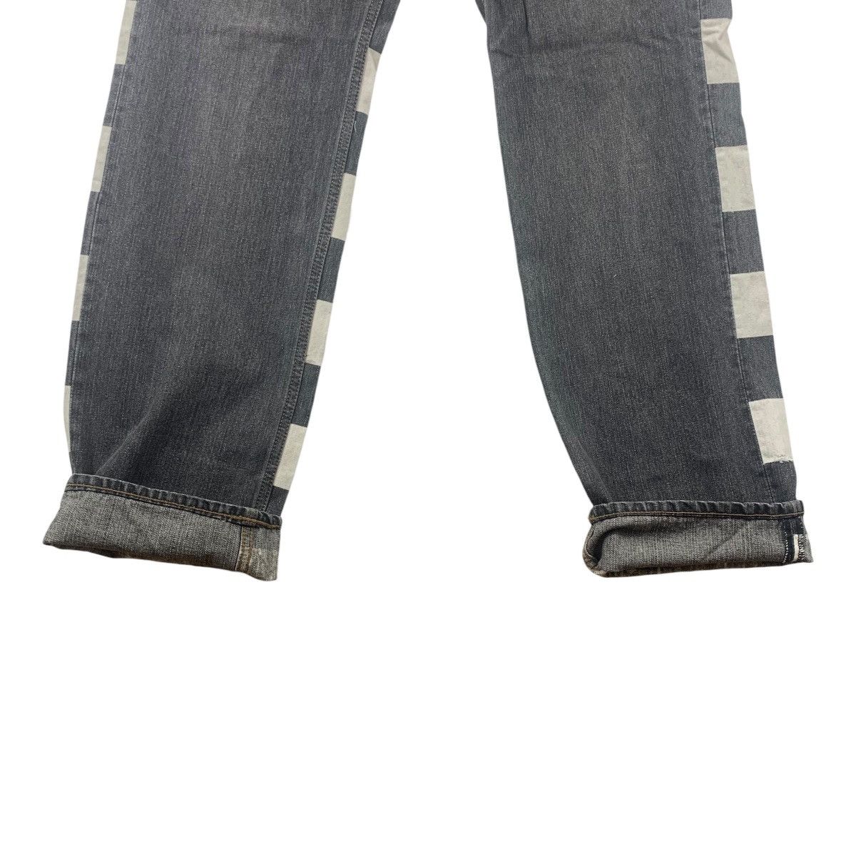 Japanese Brand PPFM prisoner stripe pants Size 28" / US 6 / IT 42 - 12 Thumbnail