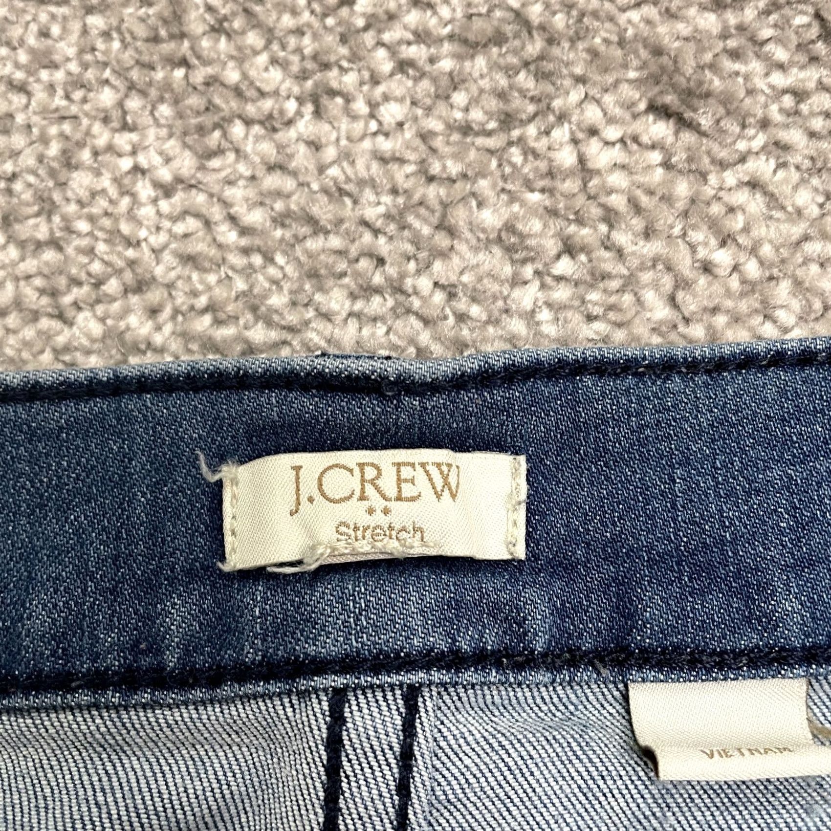 J.Crew J.Crew Stretch High Rise Skinny Denim Jeans Women 30x28 9" Bella Wash Distressed - City Style Size 30" / US 8 / IT 44 - 6 Thumbnail