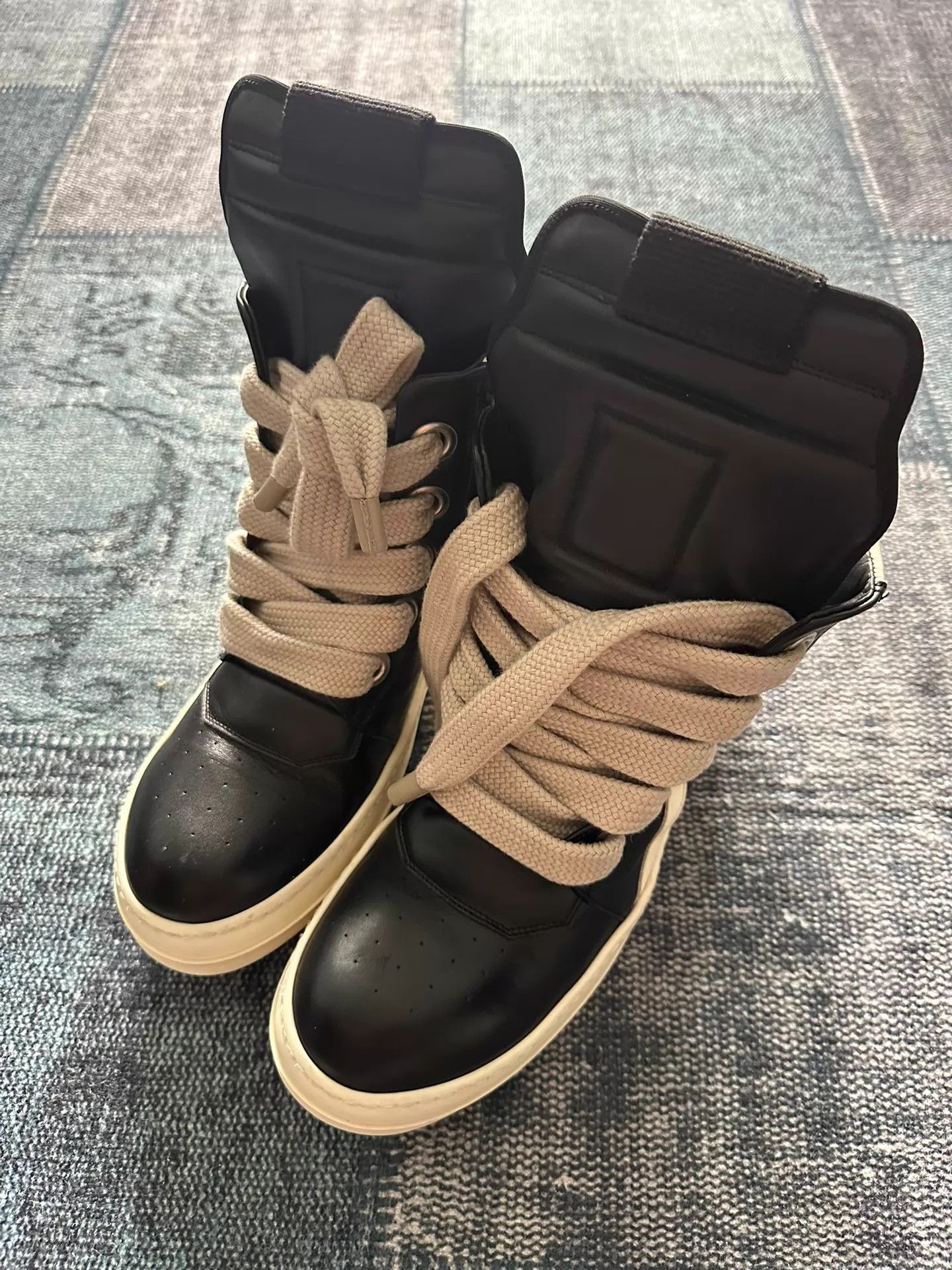 Rick Owens Rick Owens Mainline Thick Laces Triangular 42 Good Size US 9 / EU 42 - 3 Thumbnail