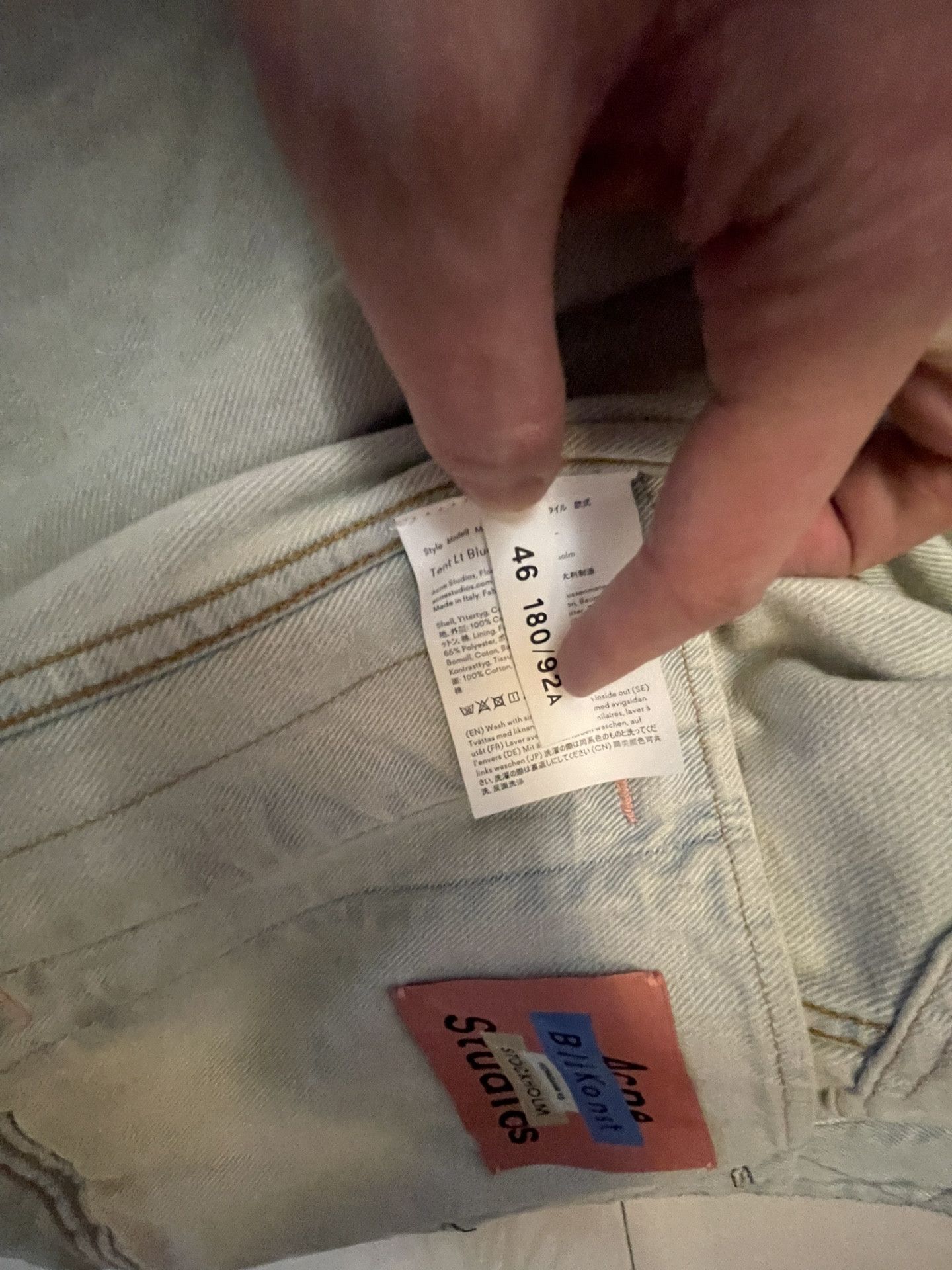 Acne Studios acne studios Washed denim jacket 2501-Nextarrow Size US S / EU 44-46 / 1 - 4 Thumbnail