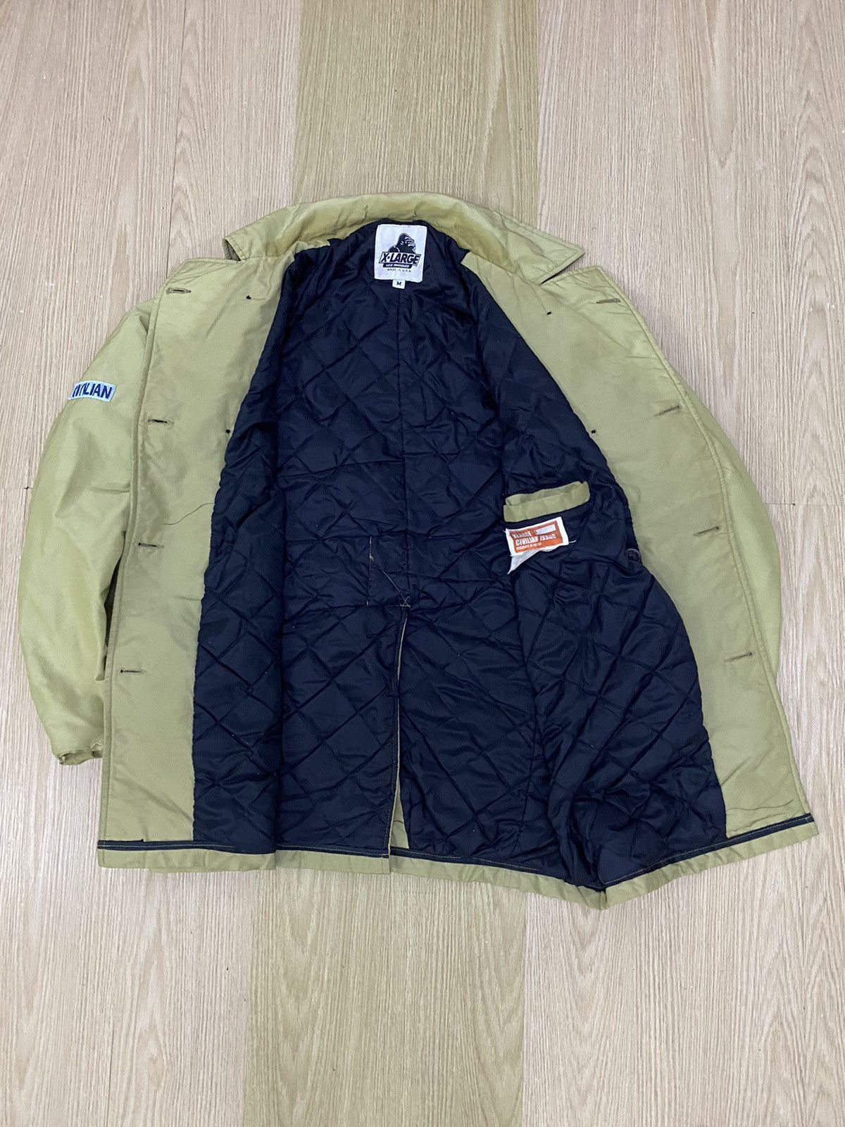 Xlarge Xlarge civilian issue usa double breast quilted coat jacket Size US M / EU 48-50 / 2 - 2 Thumbnail