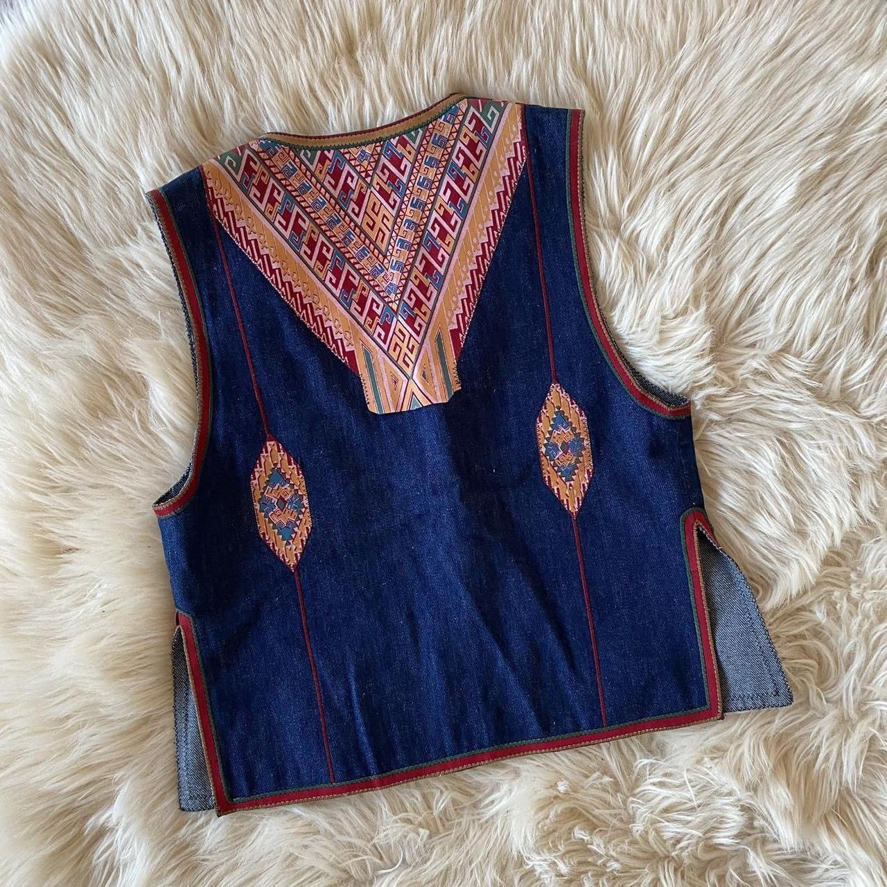 Roberto Cavalli 70s vintage Roberto Cavalli Americana style denim vest Size S / US 4 / IT 40 - 2 Thumbnail