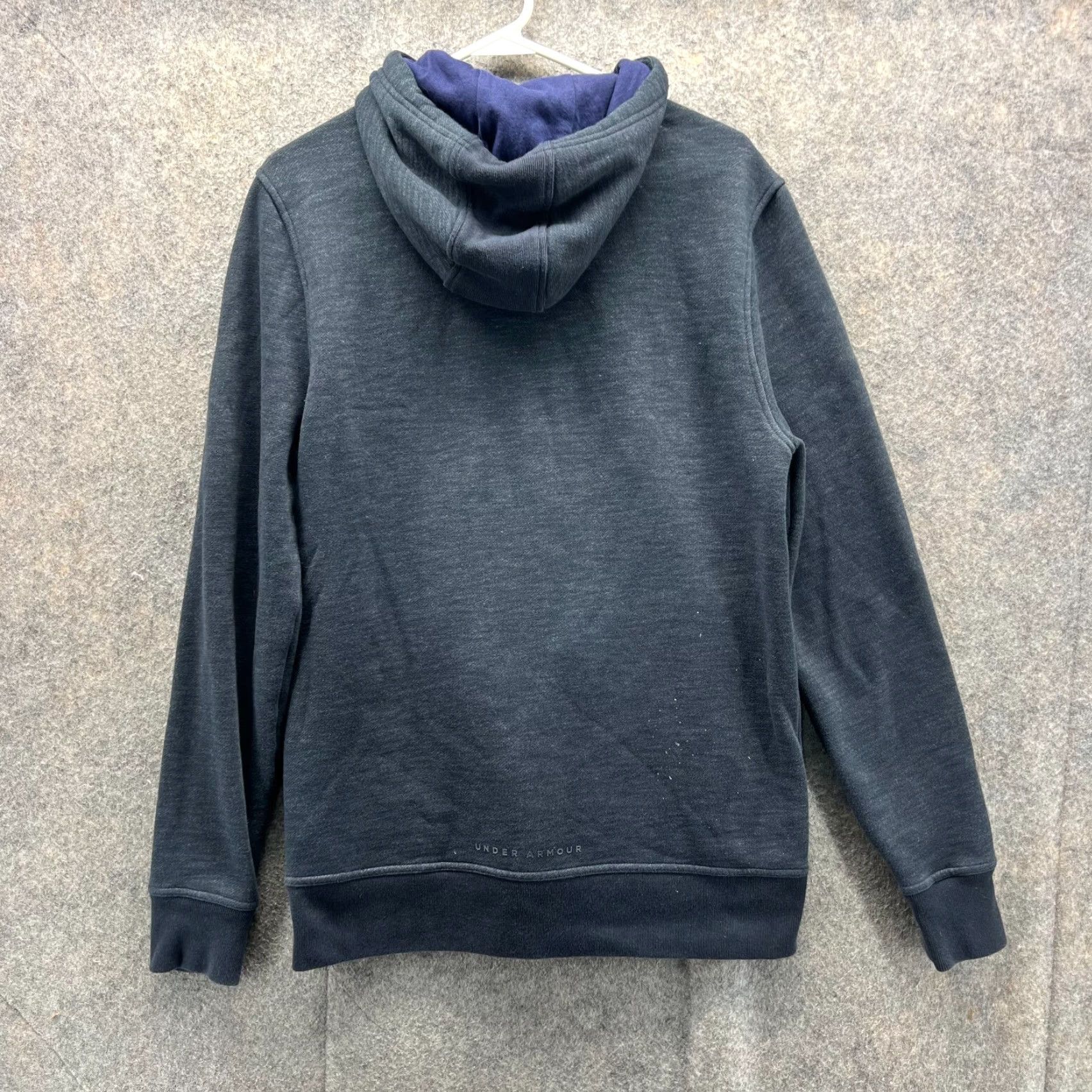 Under Armour VINTAGE Under Armour Sweater Men Medium Heather Gray Full Zip Hoodie Pullover Jacket Size US M / EU 48-50 / 2 - 2 Thumbnail