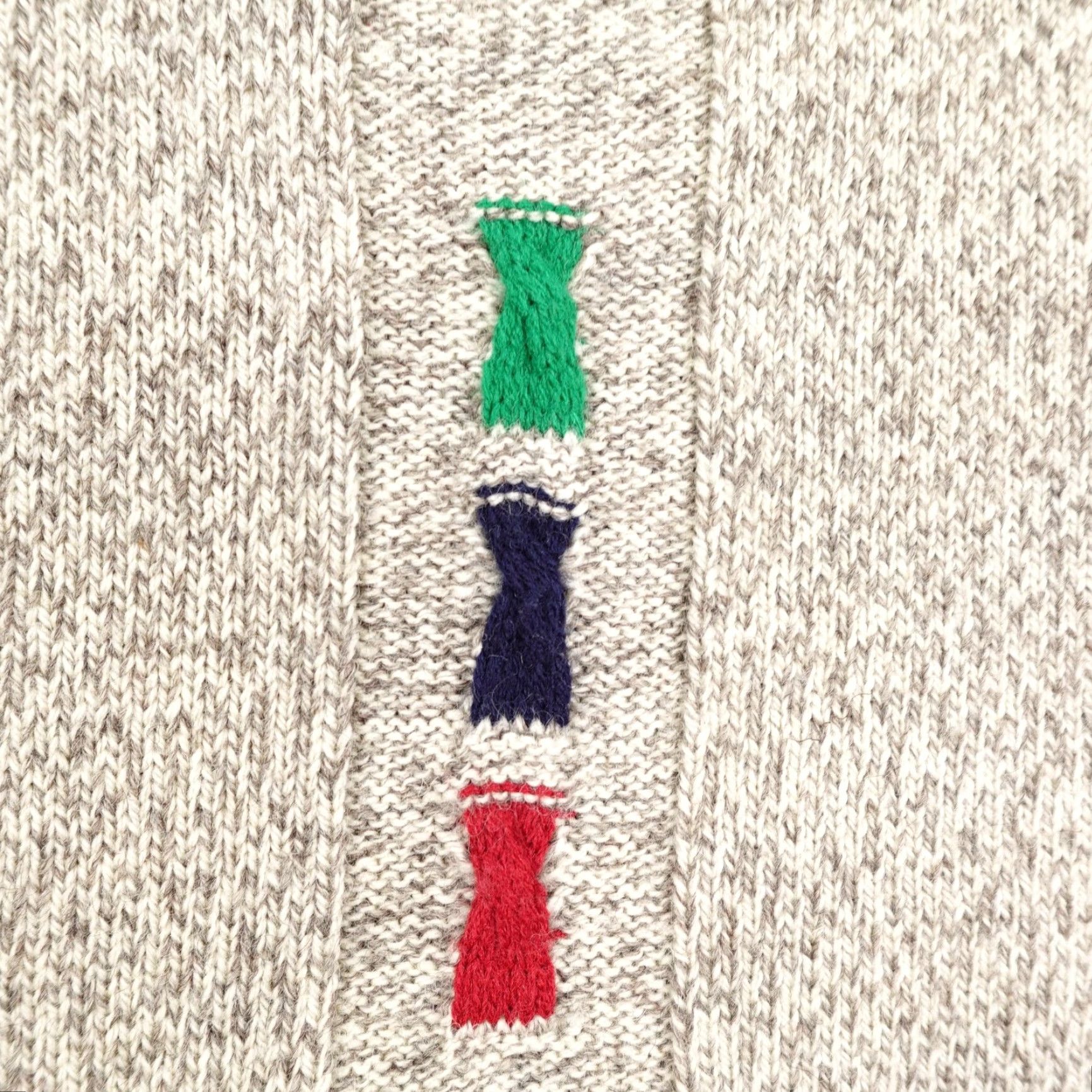 Vintage VINTAGE Prego Sweater Men Pullover Crew Neck Wool Blend Beige M USA 90s Fisherman Knit Solid Mens Size US M / EU 48-50 / 2 - 3 Thumbnail