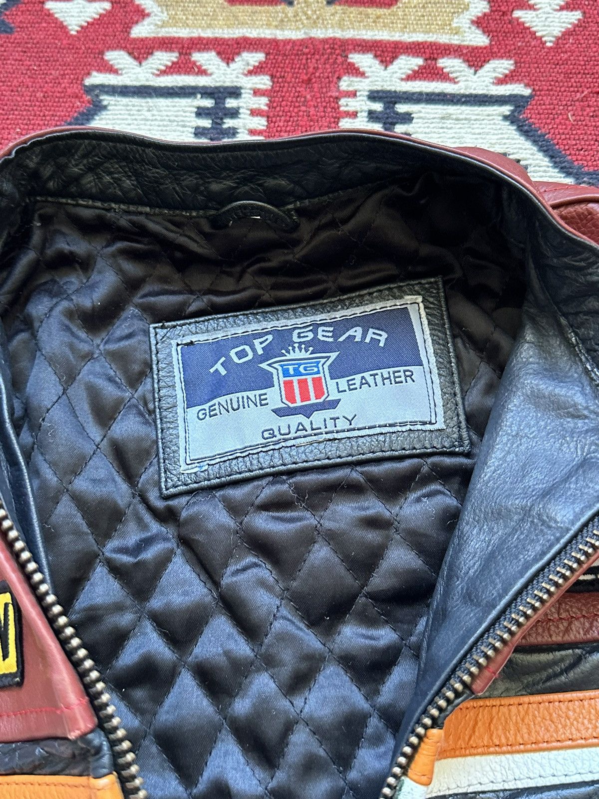 Vintage Crazy Vintage Red Bull Leather Jacket Size S / US 4 / IT 40 - 7 Thumbnail