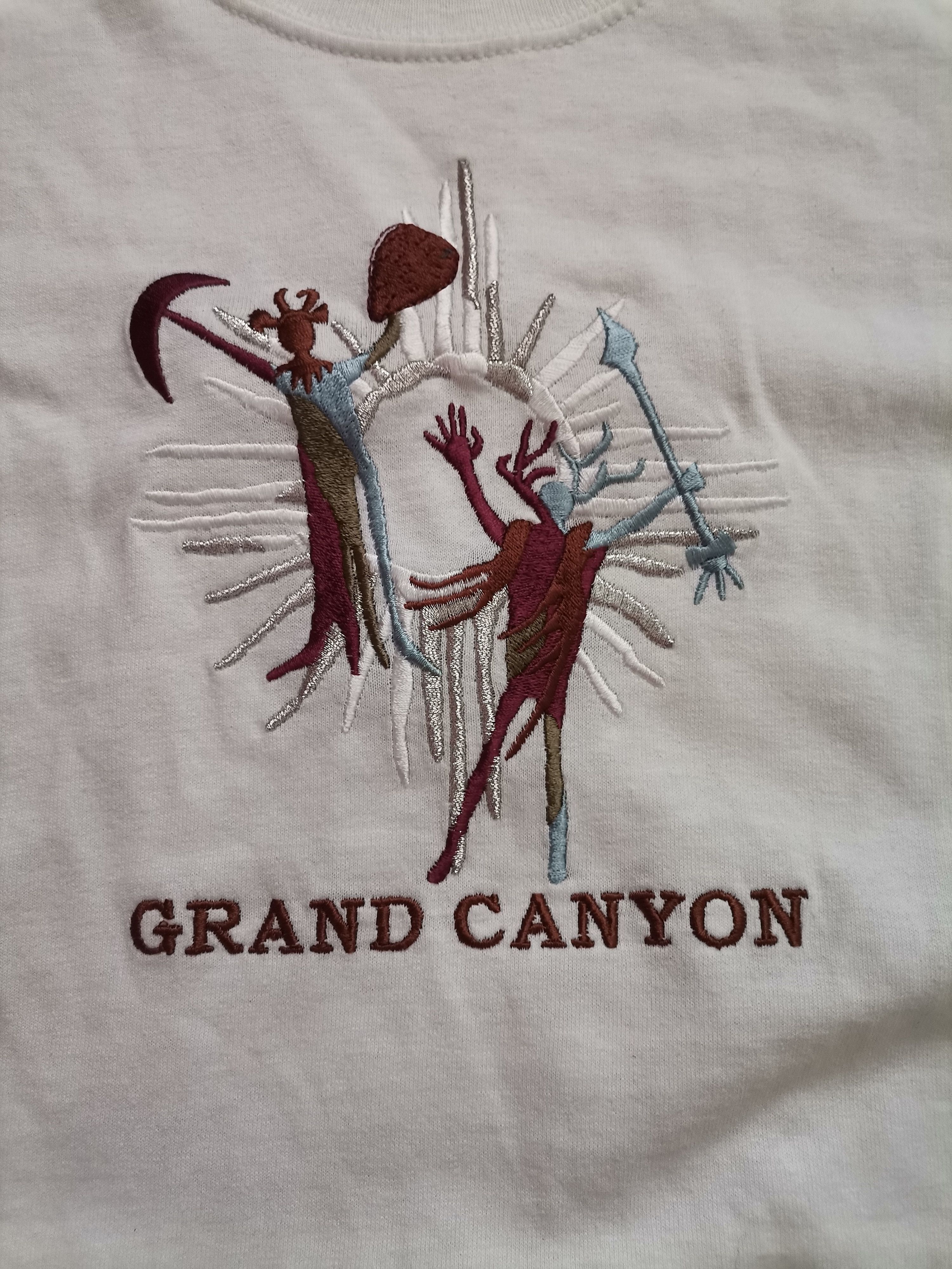 Vintage Vintage Gildan Grand Canyon T-Shirt Size US M / EU 48-50 / 2 - 2 Thumbnail