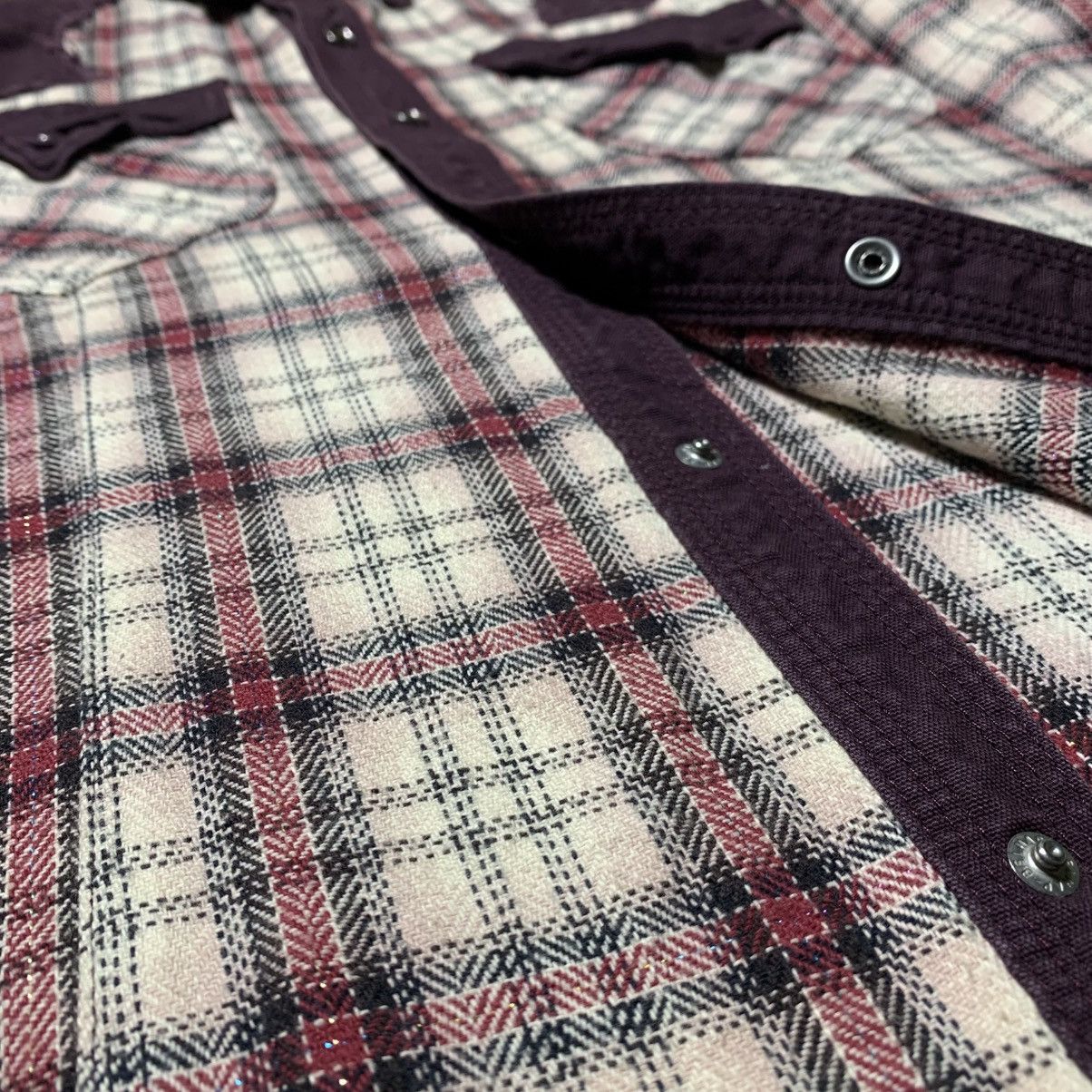 Japanese Brand Western Style Vtg Nicole Club For Men Plaid Flannel Shirt Size US M / EU 48-50 / 2 - 10 Thumbnail