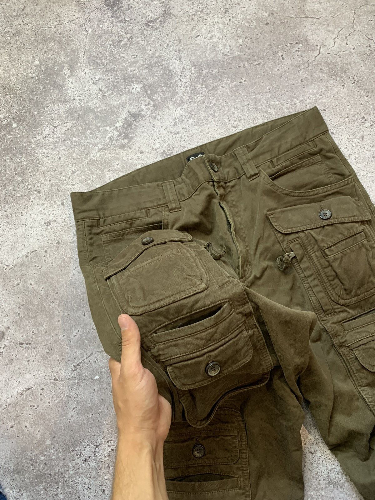 Dolce & Gabbana RARE Dolce & Gabbana 00s Multi Pocket Cargo Pants Size US 34 / EU 50 - 6 Thumbnail