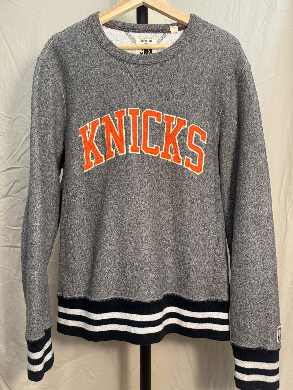 Todd Snyder Todd Snyder X NBA Knicks Crewneck Sweatshirt Size US S / EU 44-46 / 1 - 1 Thumbnail