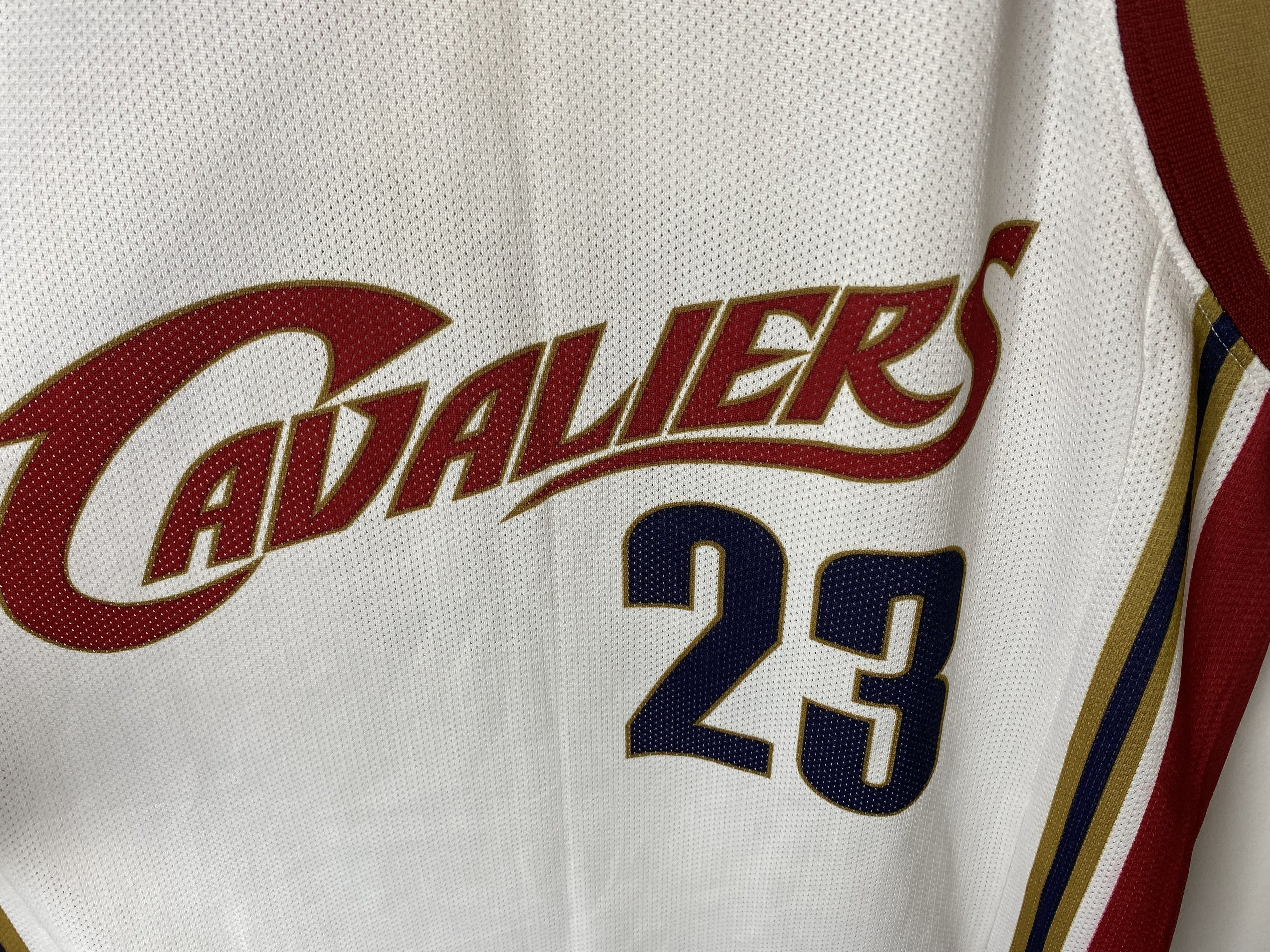 Champion JAMES #23 CLEVELAND CAVALIERS 2003 BASKETBALL JERSEY SHIRT Size US M / EU 48-50 / 2 - 4 Thumbnail