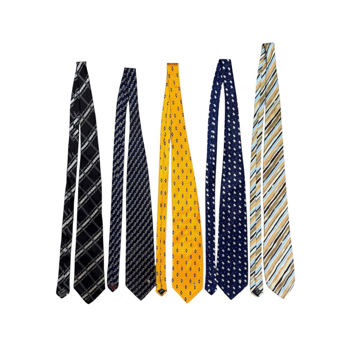 Versace × Vintage Vintage Gianni Versace Silk Ties x5 Size ONE SIZE - 1 Thumbnail